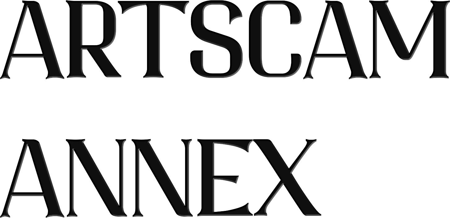 Text reading "ARTSCAM ANNEX" in bold, serif font on a gray background.