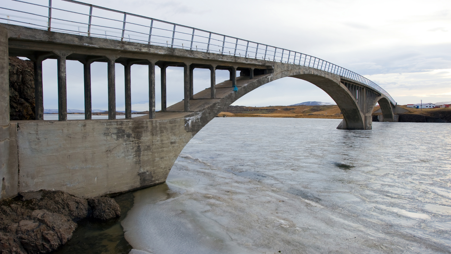 Historic bridge in Borgarfjörður