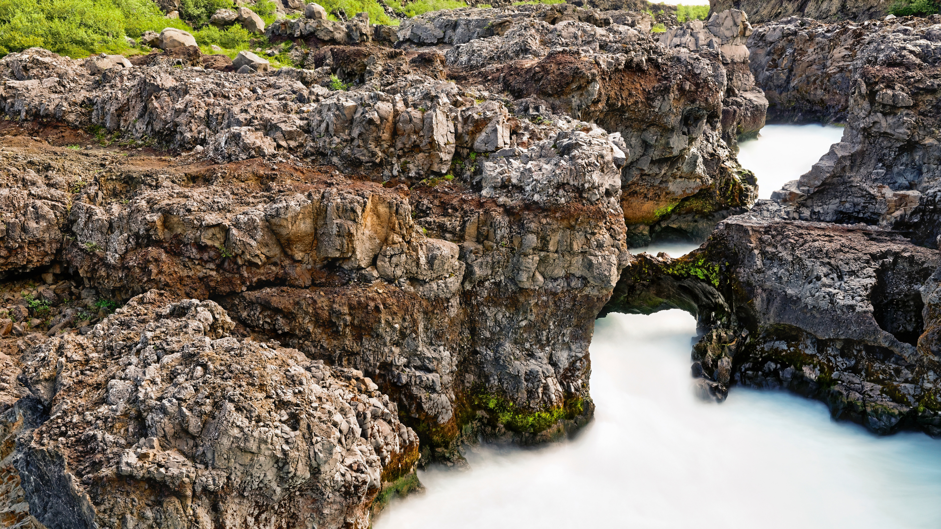 Barnafoss, the Children's Waterfall