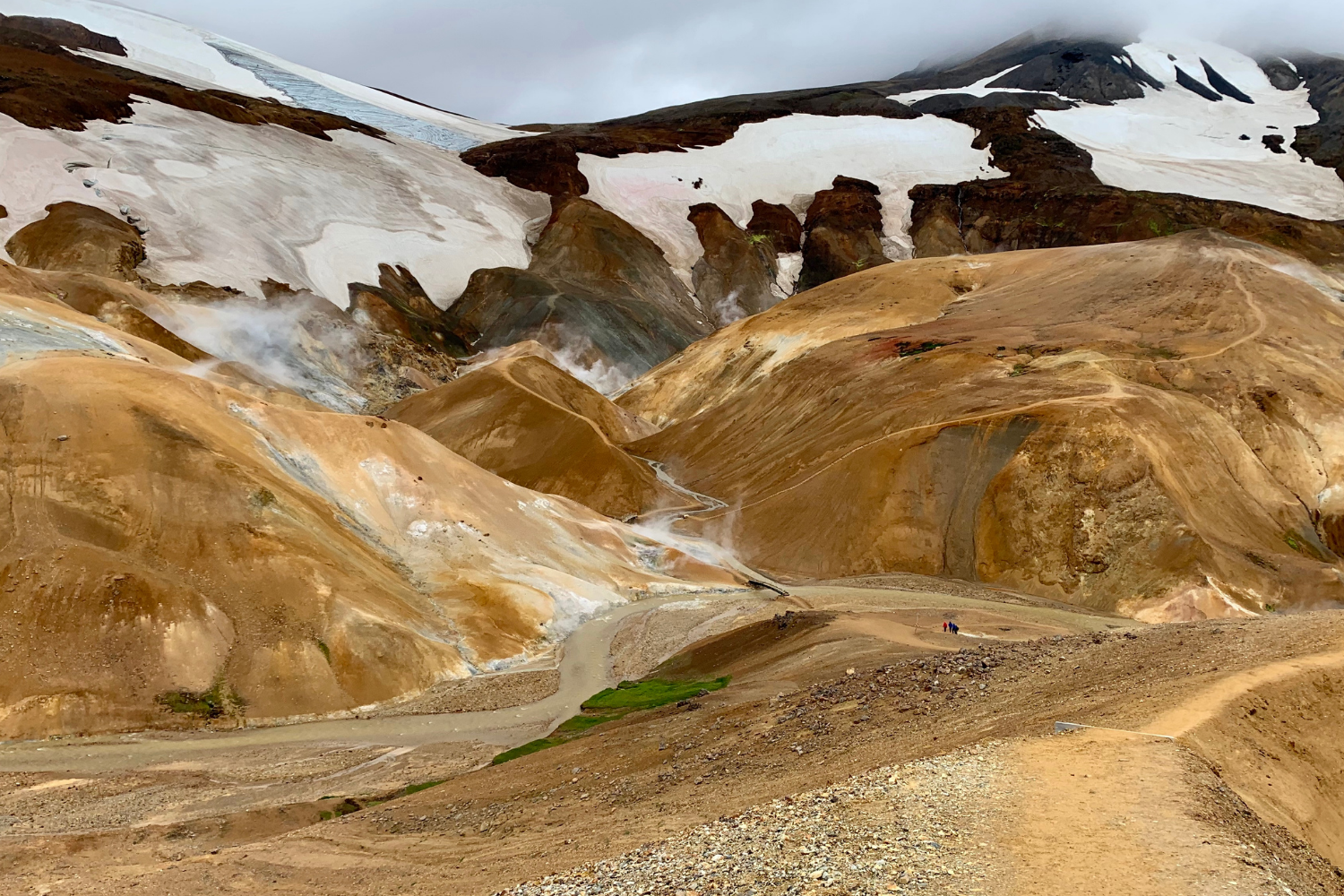 Hveradalir geothermal mountains in Kerlingarfjöll