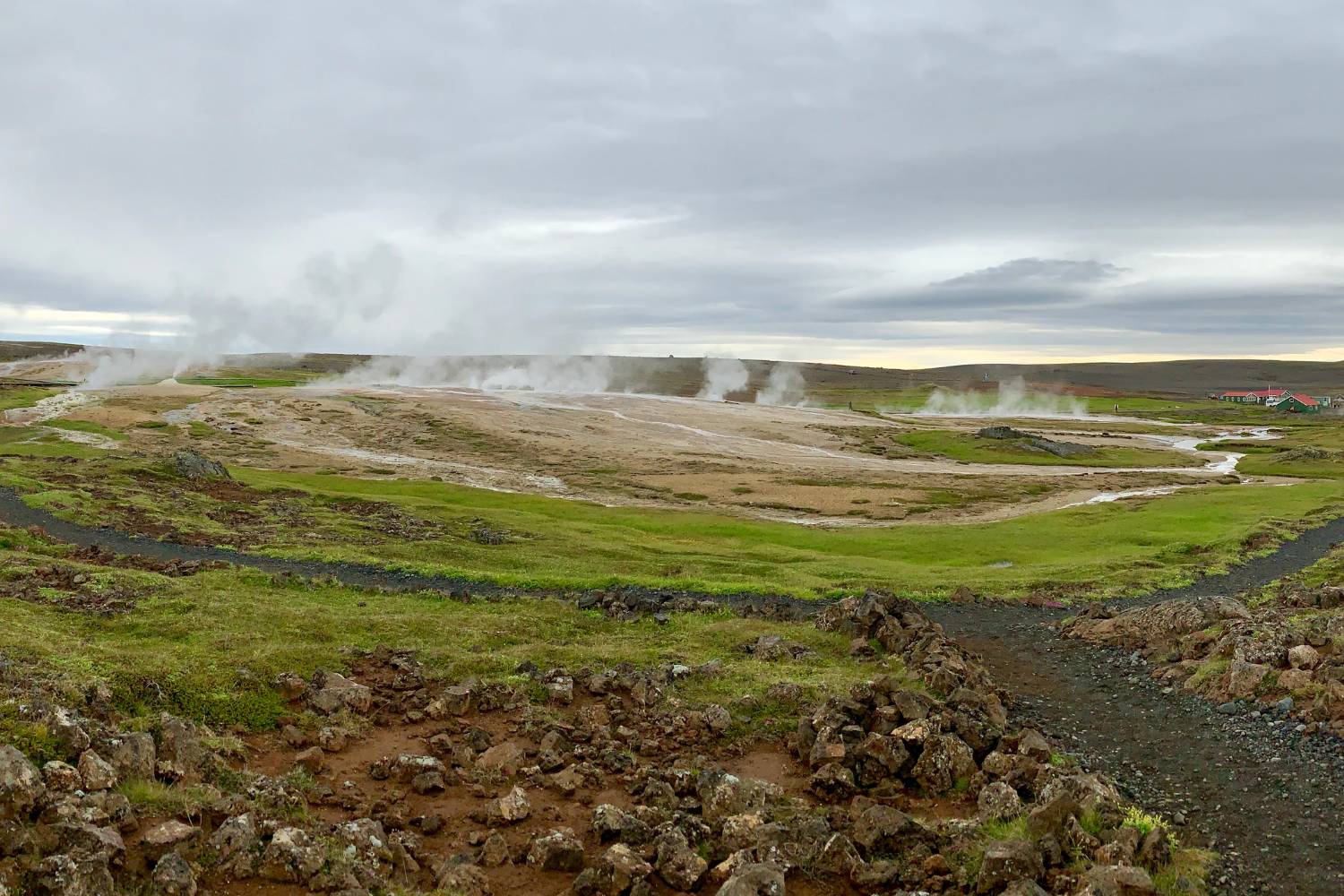 Hveravellir geothermal area in the Icelandic Highlands