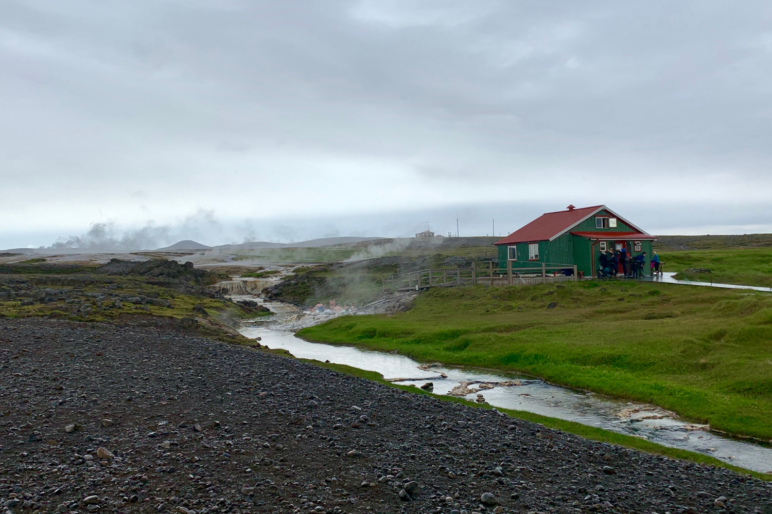 Hveravellir mountain accommodation and geothermal area