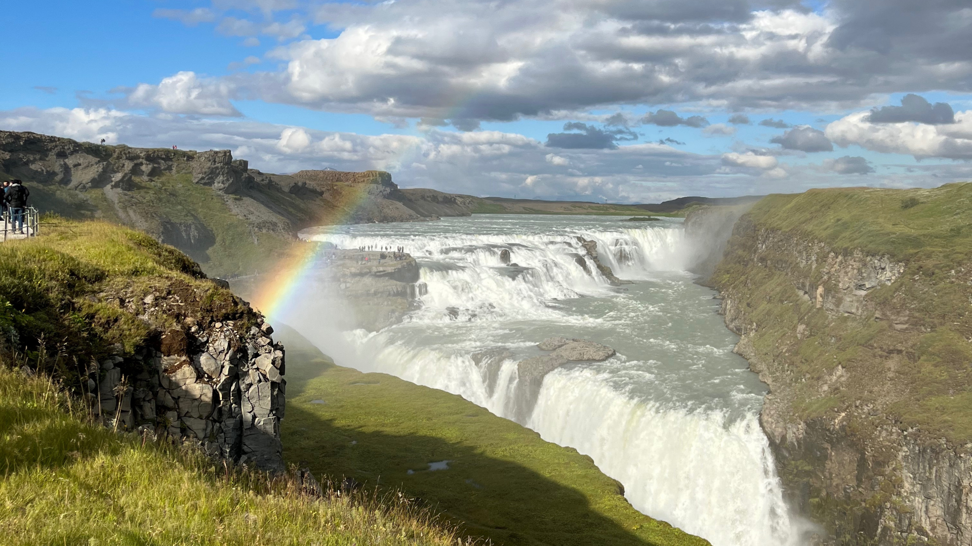 Gullfoss waterfall on the Golden Circle