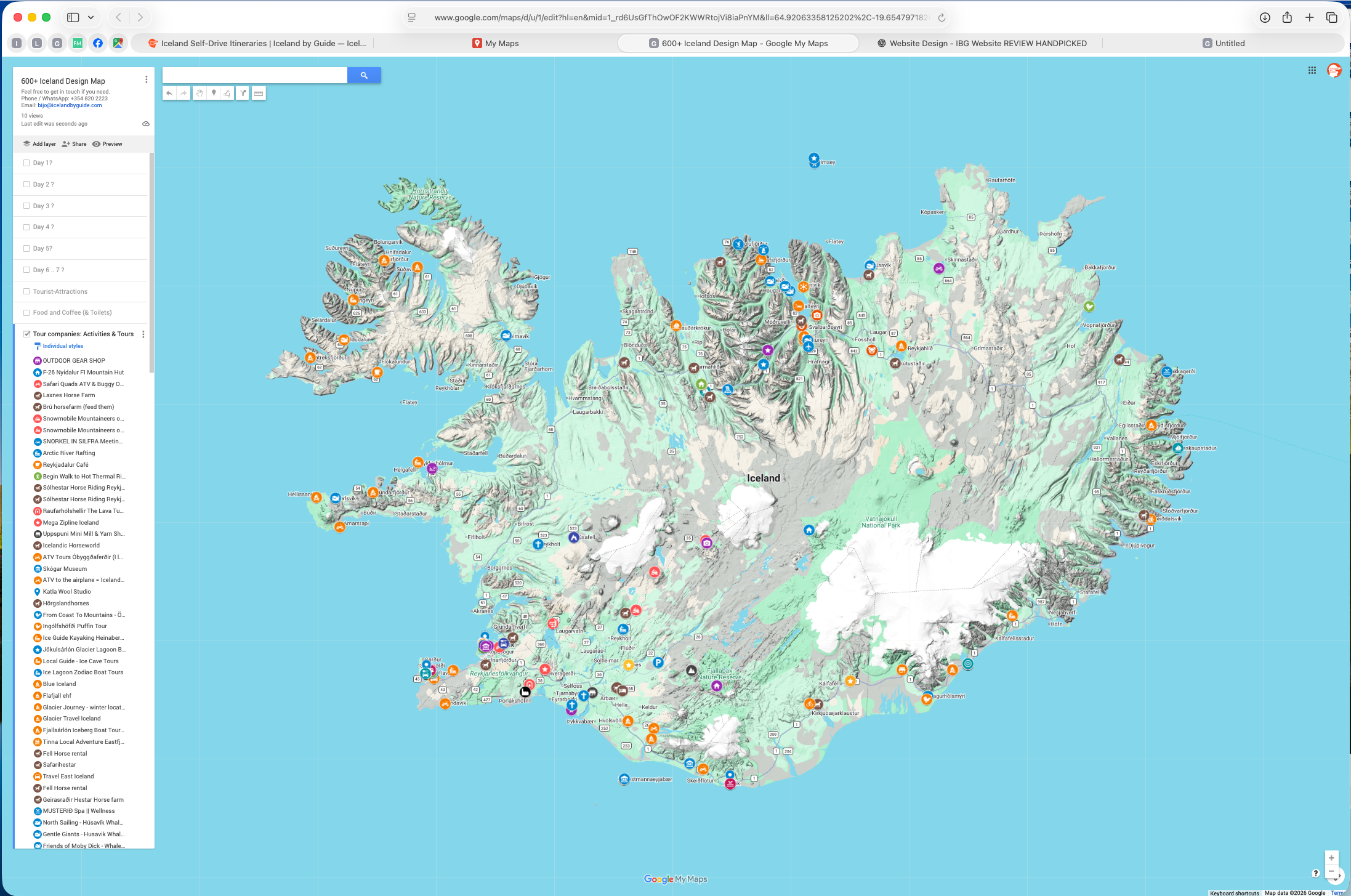 Tours and activities around Iceland