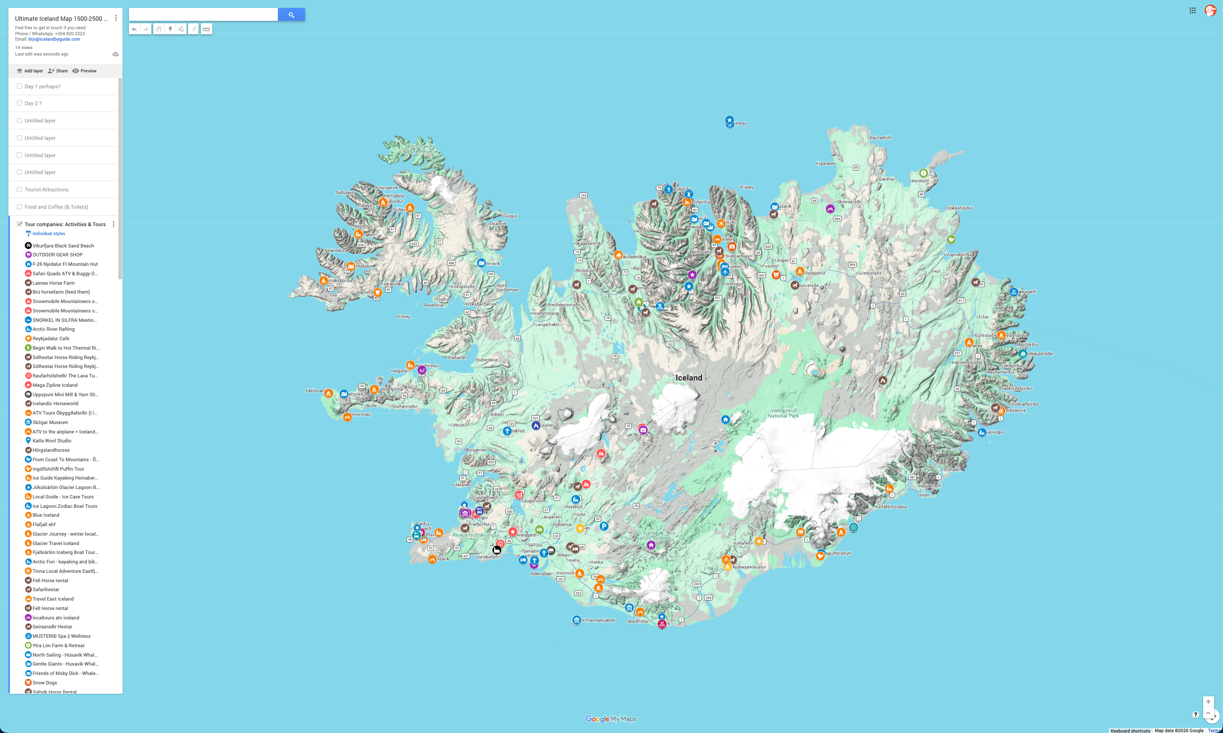 Tours and activities across Iceland