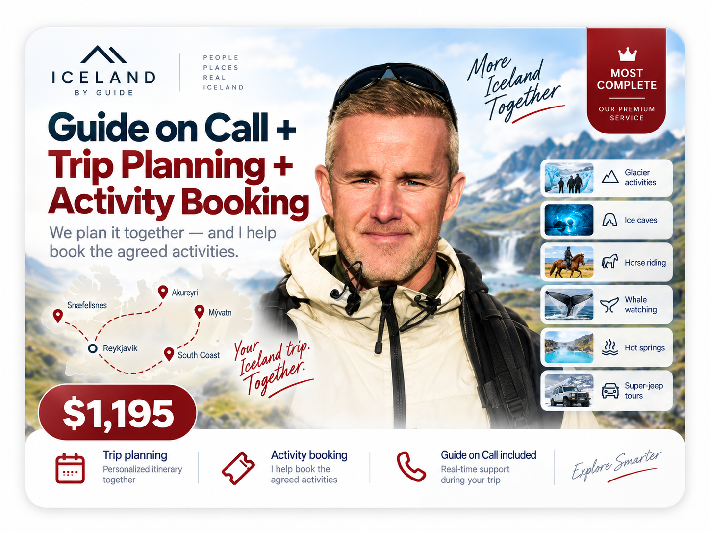 #3 Guide on Call + Trip Planning + Activity Booking