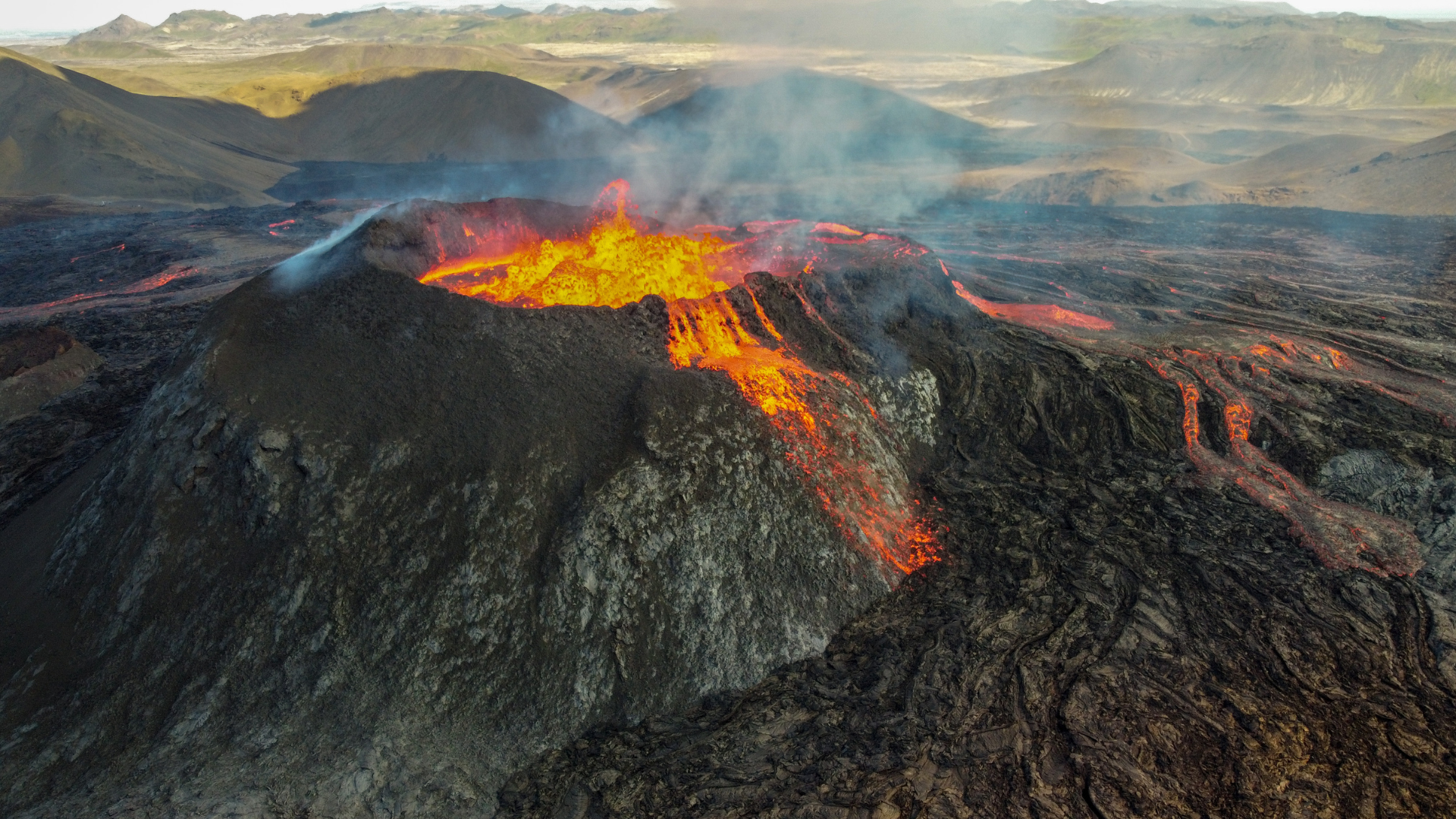 Volcano hike on Reykjanes Peninsula