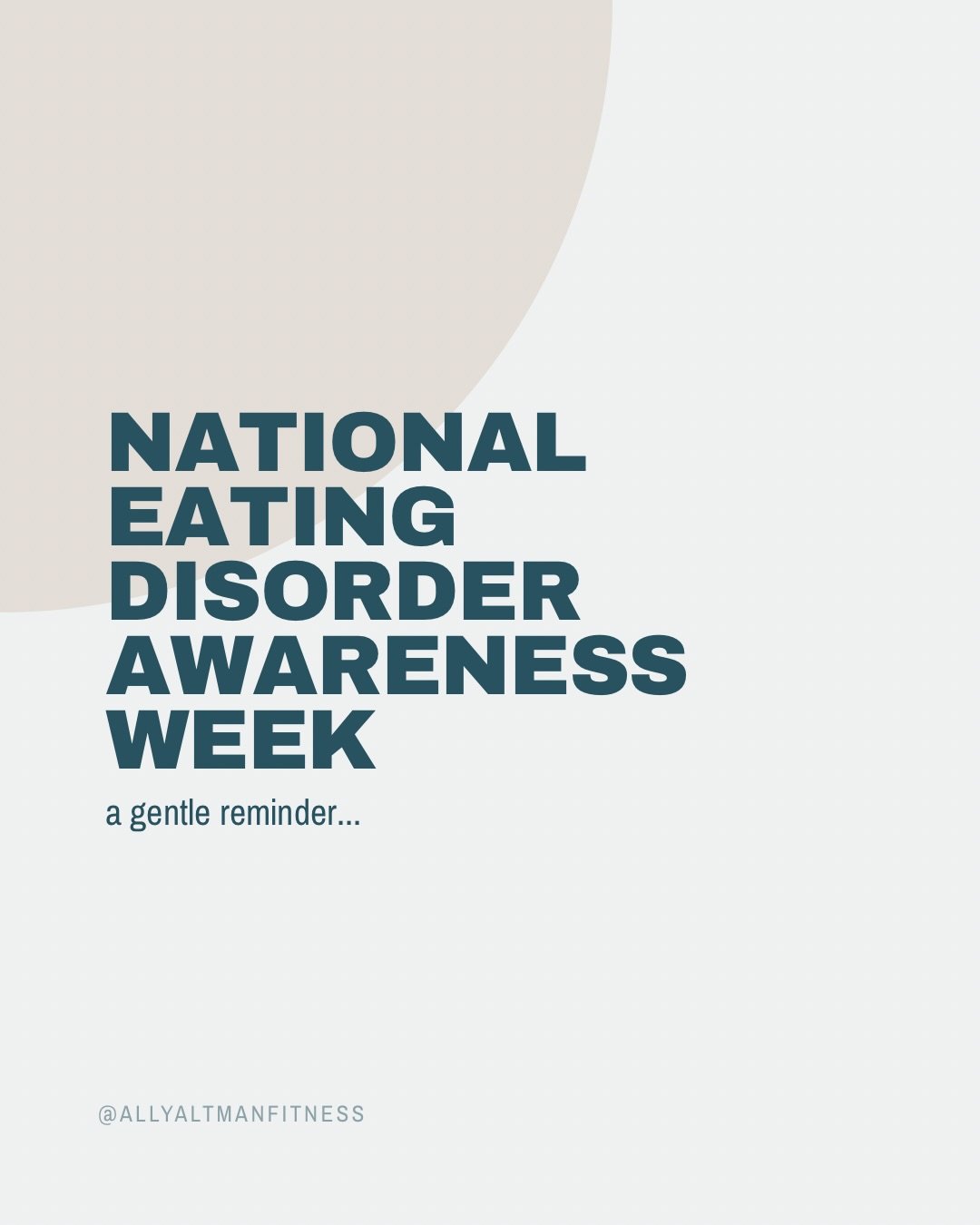 I&rsquo;ve struggled &mdash; with food, with body image, with control and the belief that it was just about discipline or willpower. It wasn&rsquo;t.

It took time and support to get to a healthier place. 

Being on the other side has reshaped how I 