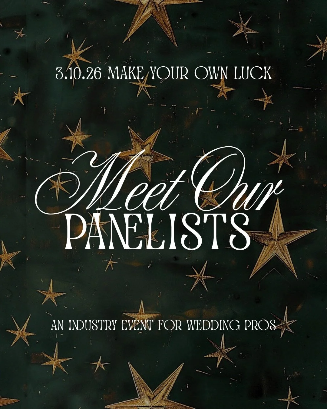 Success in the wedding industry rarely happens by accident.

Behind every thriving brand is a story of risks taken, relationships built, and moments where someone chose to make their own luck.

Next week, we&rsquo;re bringing together an incredible g