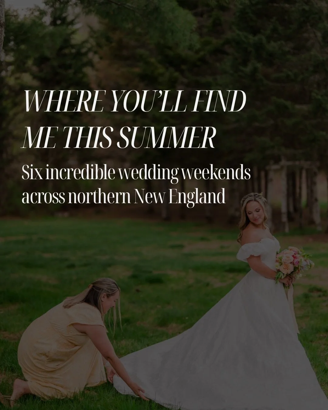 One of my favorite things about this job is that no two wedding weekends are ever the same.

From private estates and waterfront tents to country clubs and mountain venues, each celebration has its own vision, personality and logistics&hellip;and tha