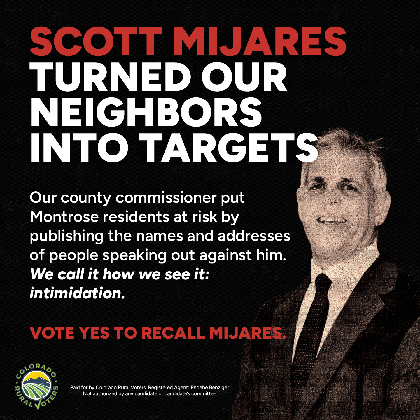 Recall Scott Mijares Ad