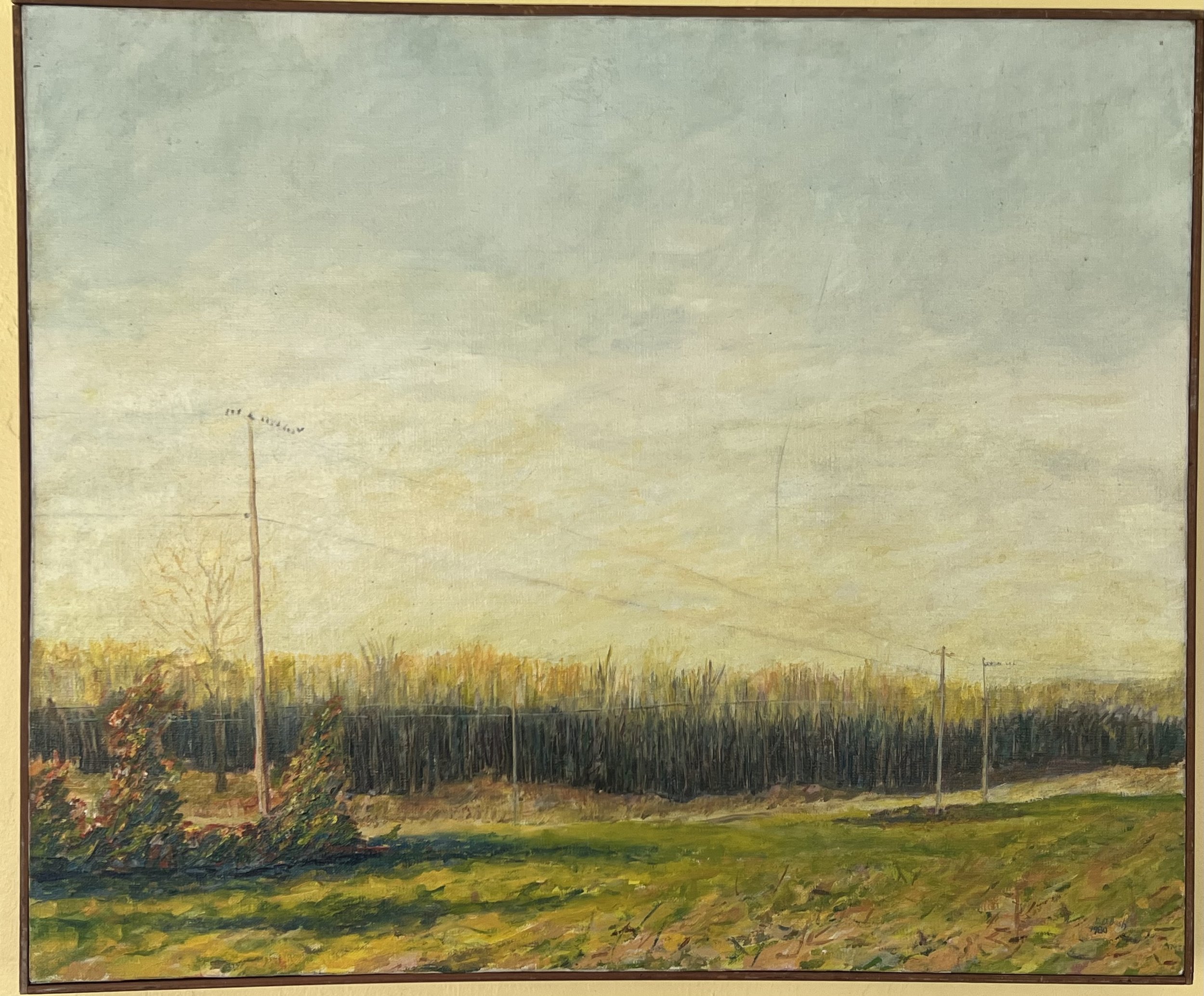 Cold New Egypt Morning    |    198?     |    24 x 29     |        oil o canvas   |    700