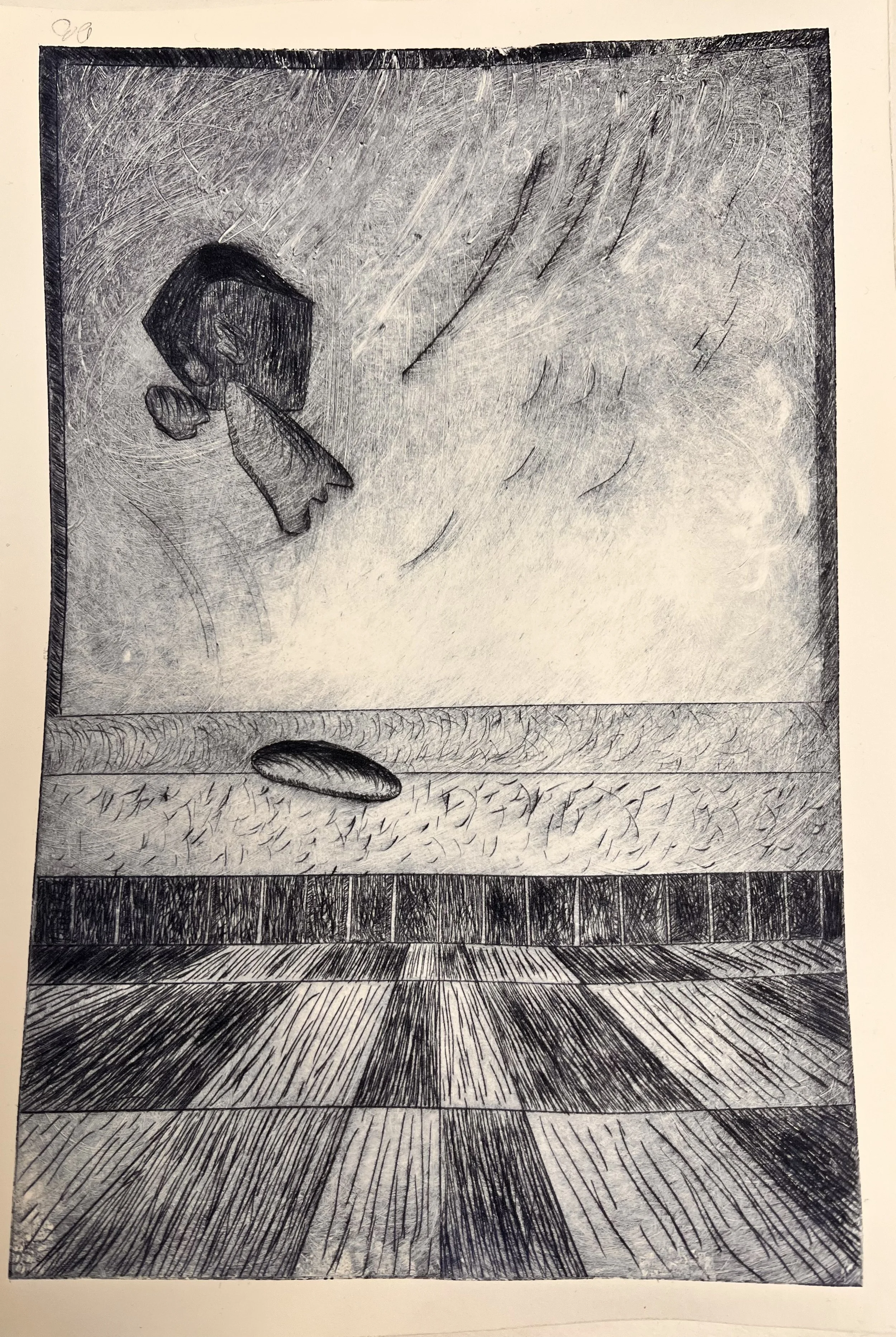 Effortess Gravity and the Success of Flight  |  12 1/2 x 9  |  Print AP  |  2026  |  100