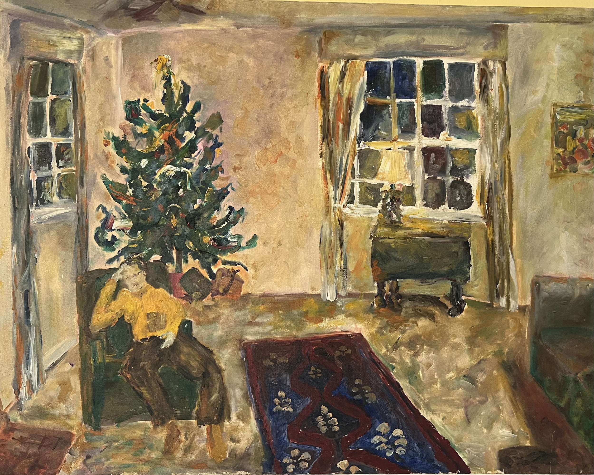 Father Christmas Dodds Lane   |   1976               30 x 38   |   oil on canvas   |   400
