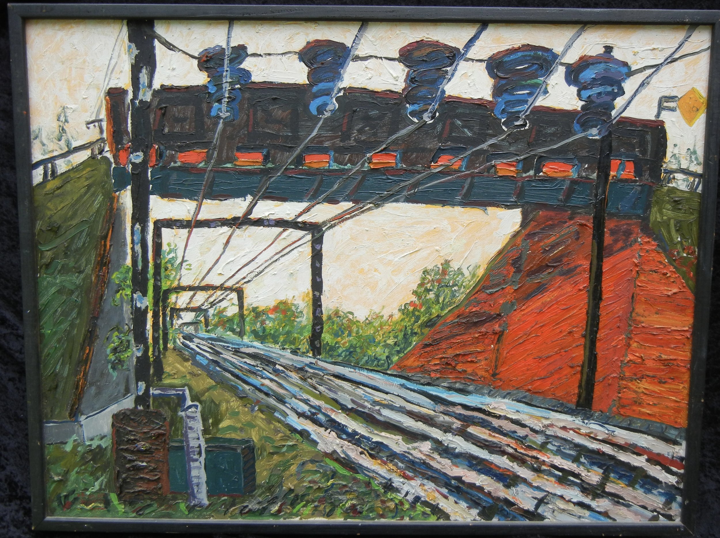 Princeton Junction  |  1981  |  24 x 32   
oil on masonite  |  500