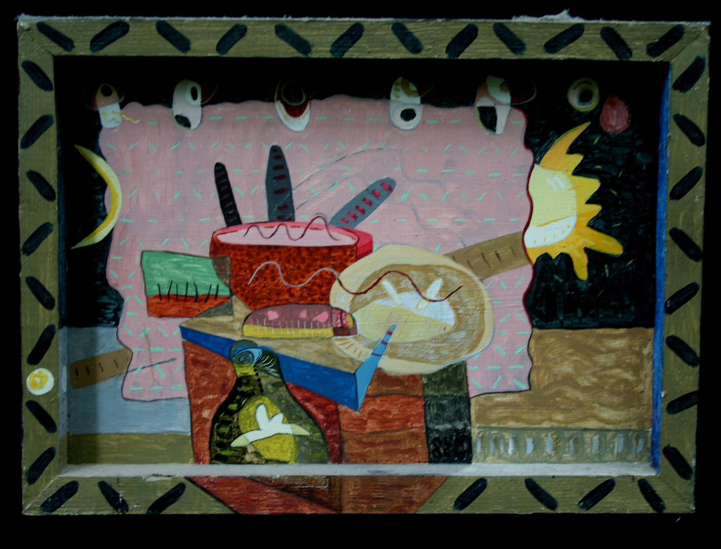 The Nature of the Universe | 1992 | 12 x 17 | acryic on wood | 750