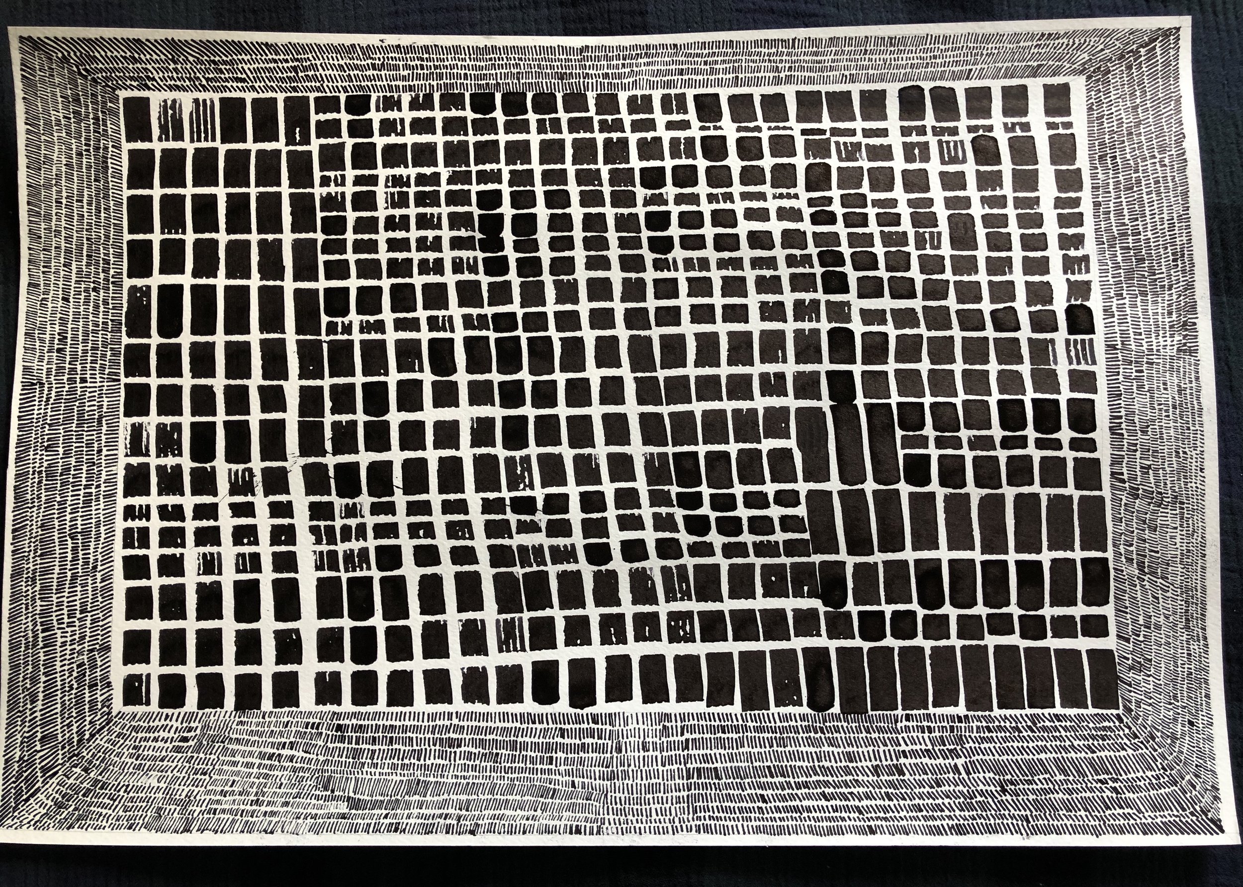 Maybe It's Time For Poems      |   15 x 22      | 2019   |     ink on paper    |    150