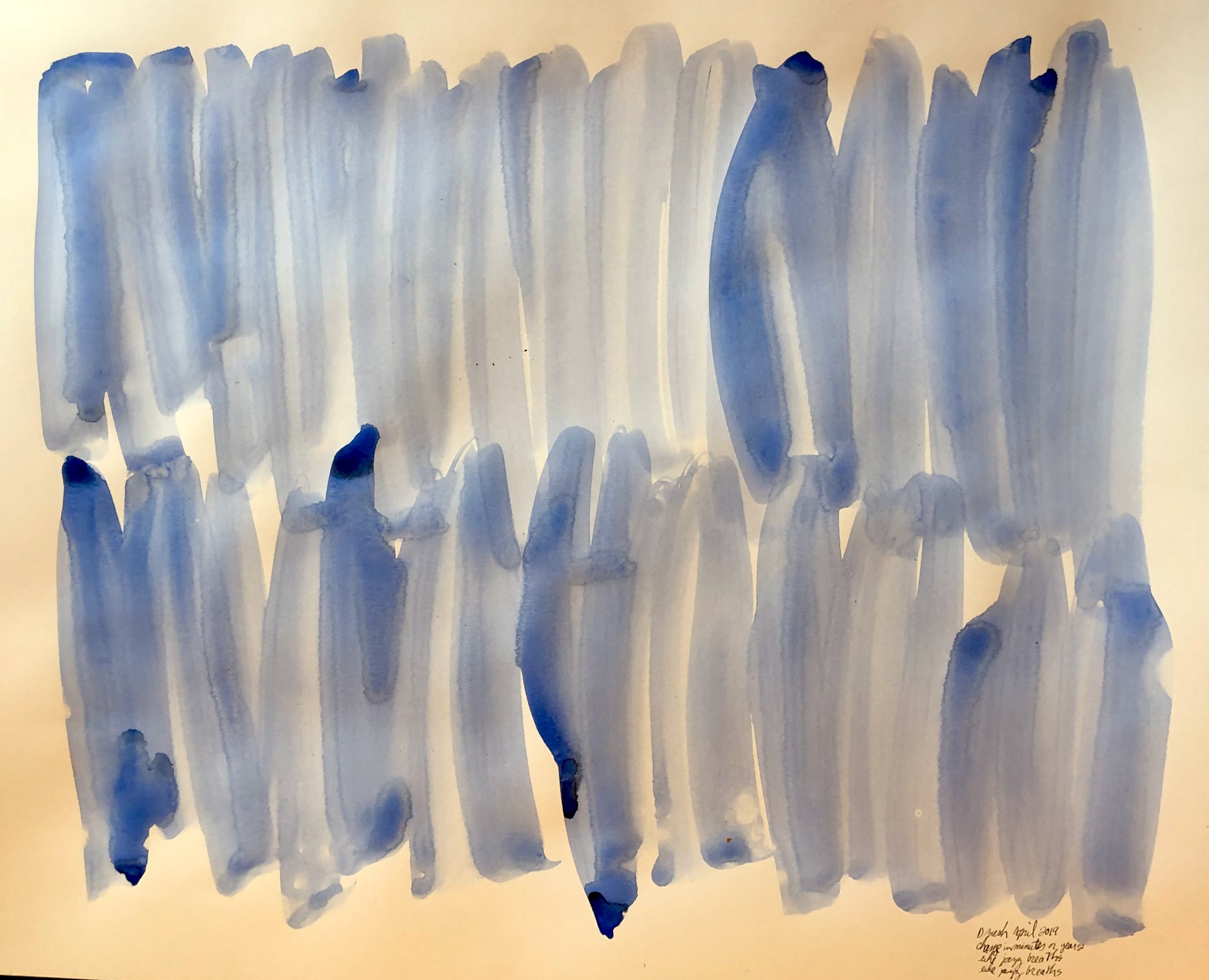 Change in Minutes or Years 
Like Jazz Breaths
Like Jazz Breaths   |    
19 x 24    |   2019   |     Ink on paper     |      150