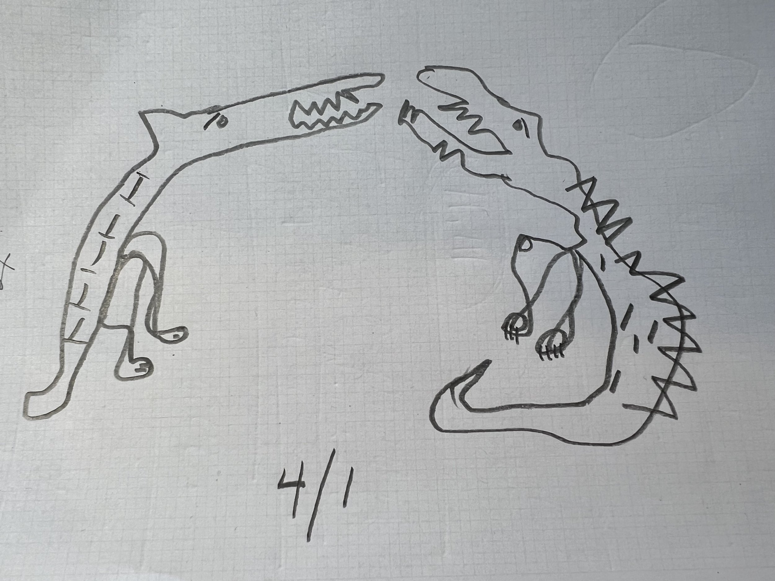 Two Alligators     |     1.98