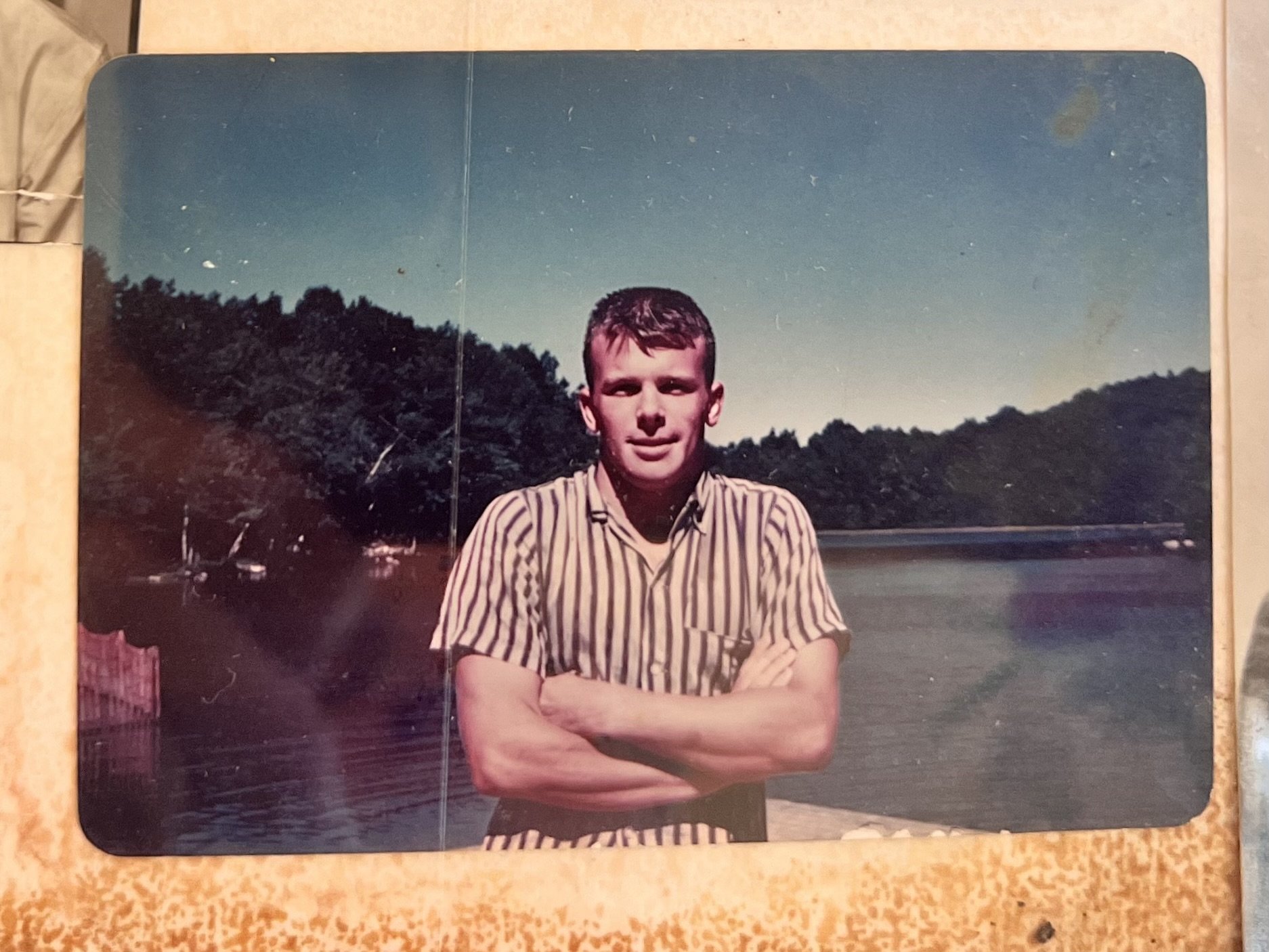 Tom Osterland- first diving coach for Lesley and myself- Birchwood Lake- Mt. Lakes, NJ