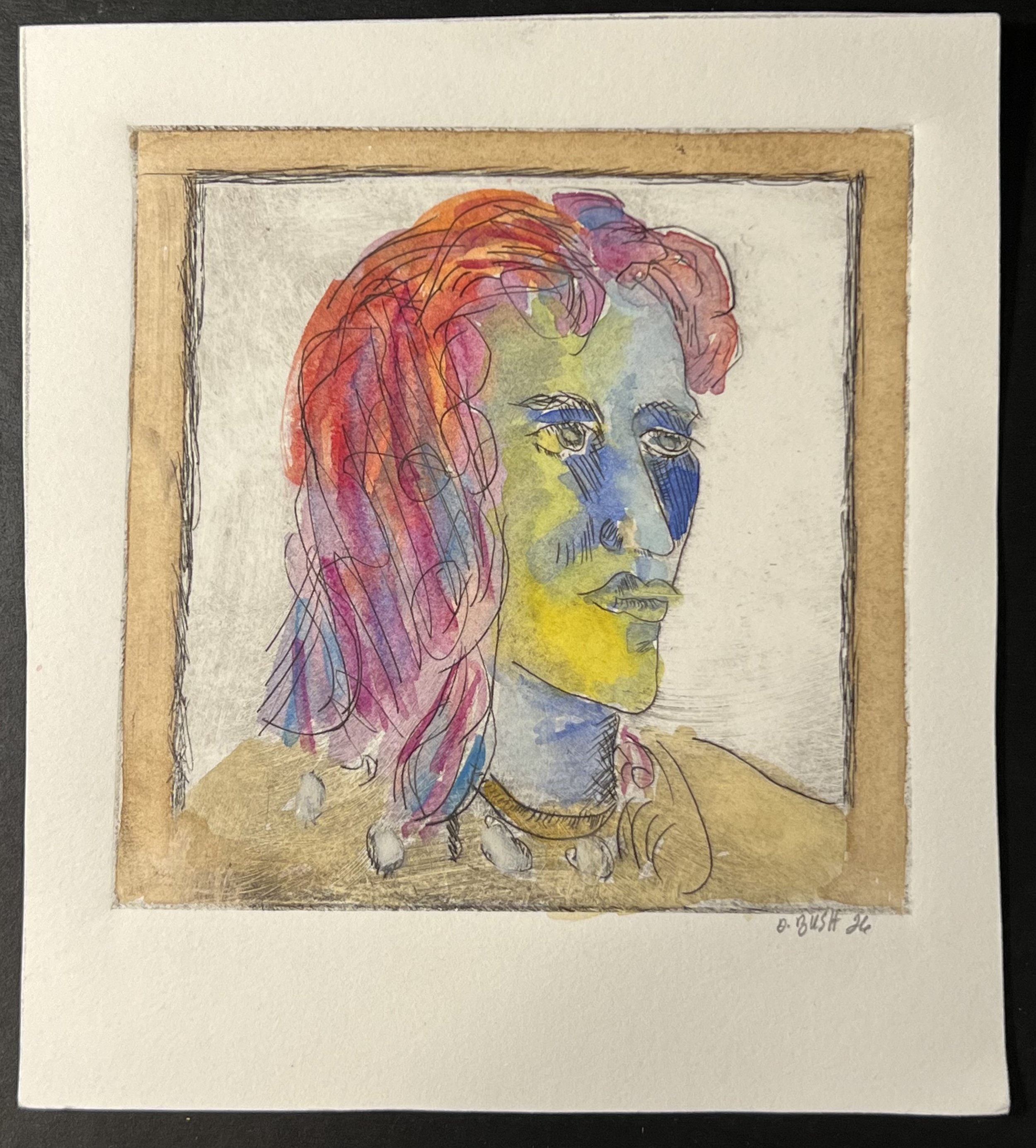 Portrait  I  6 x 5 1/2  I  2026  I  print  I  50