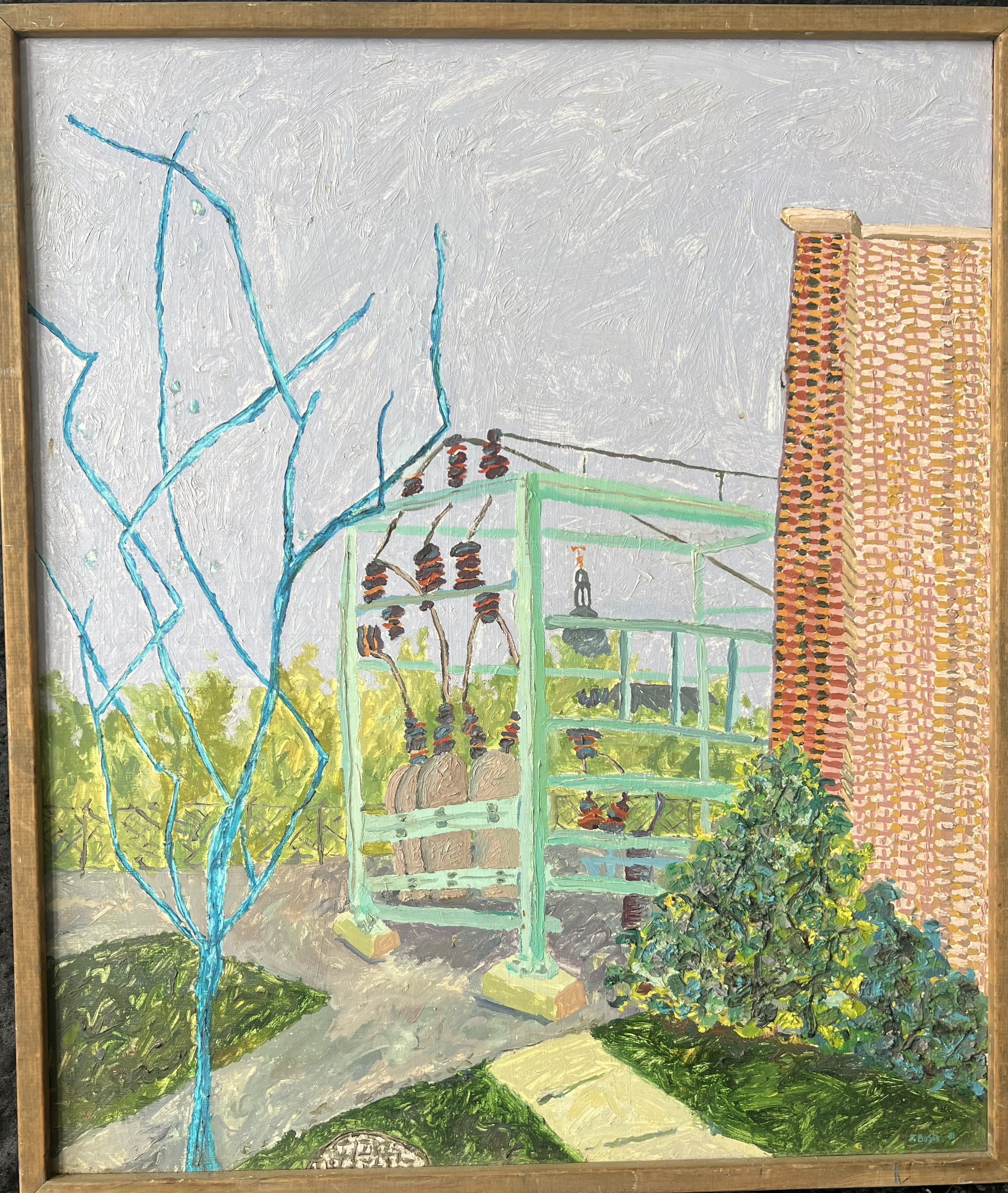 Princeton Electric    |     28 x 24     |    oil on masonite    |    198?   |   250
