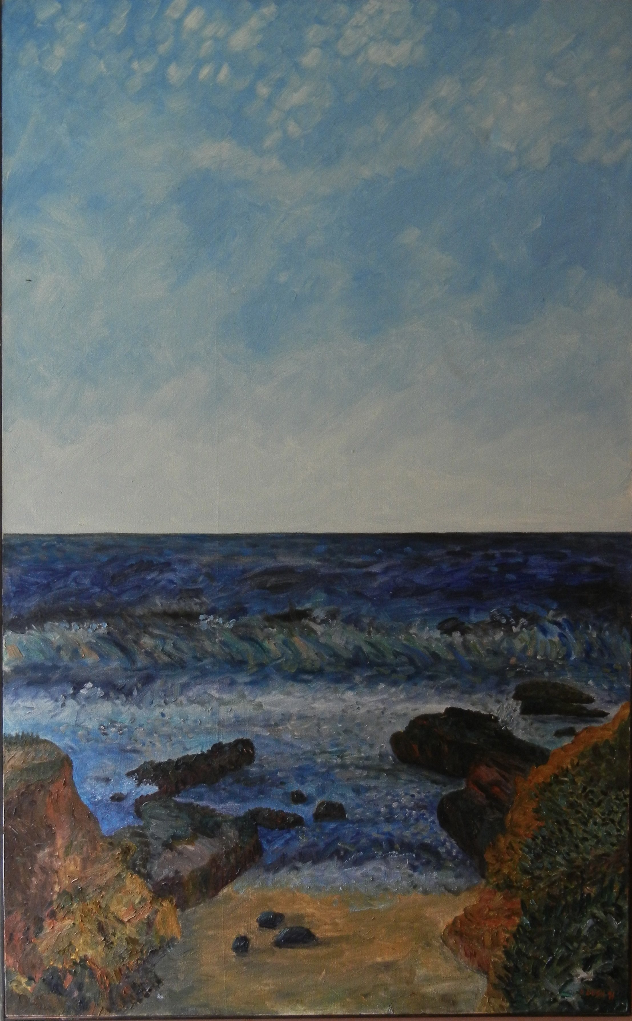 Big Pacific | 1991 | 52 x 33 | o/canvas | 1500