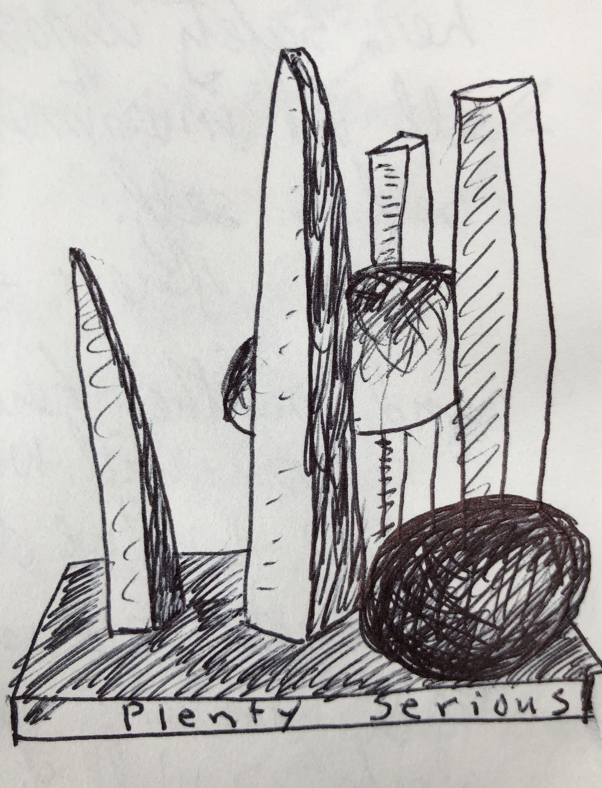 Plenty Serious   |   8 x 5   |   ink on paper   |   50