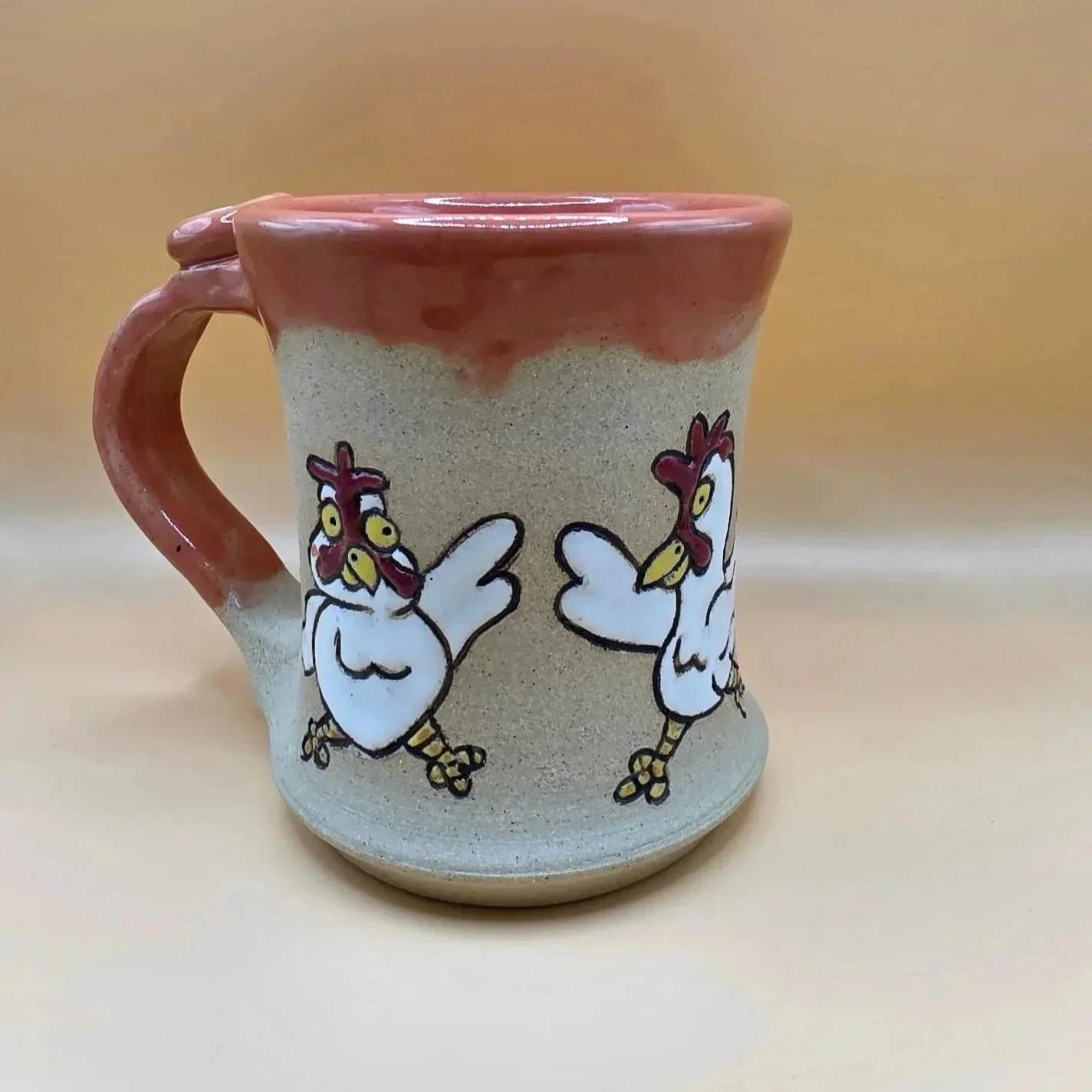Whimsical Chicken Mug