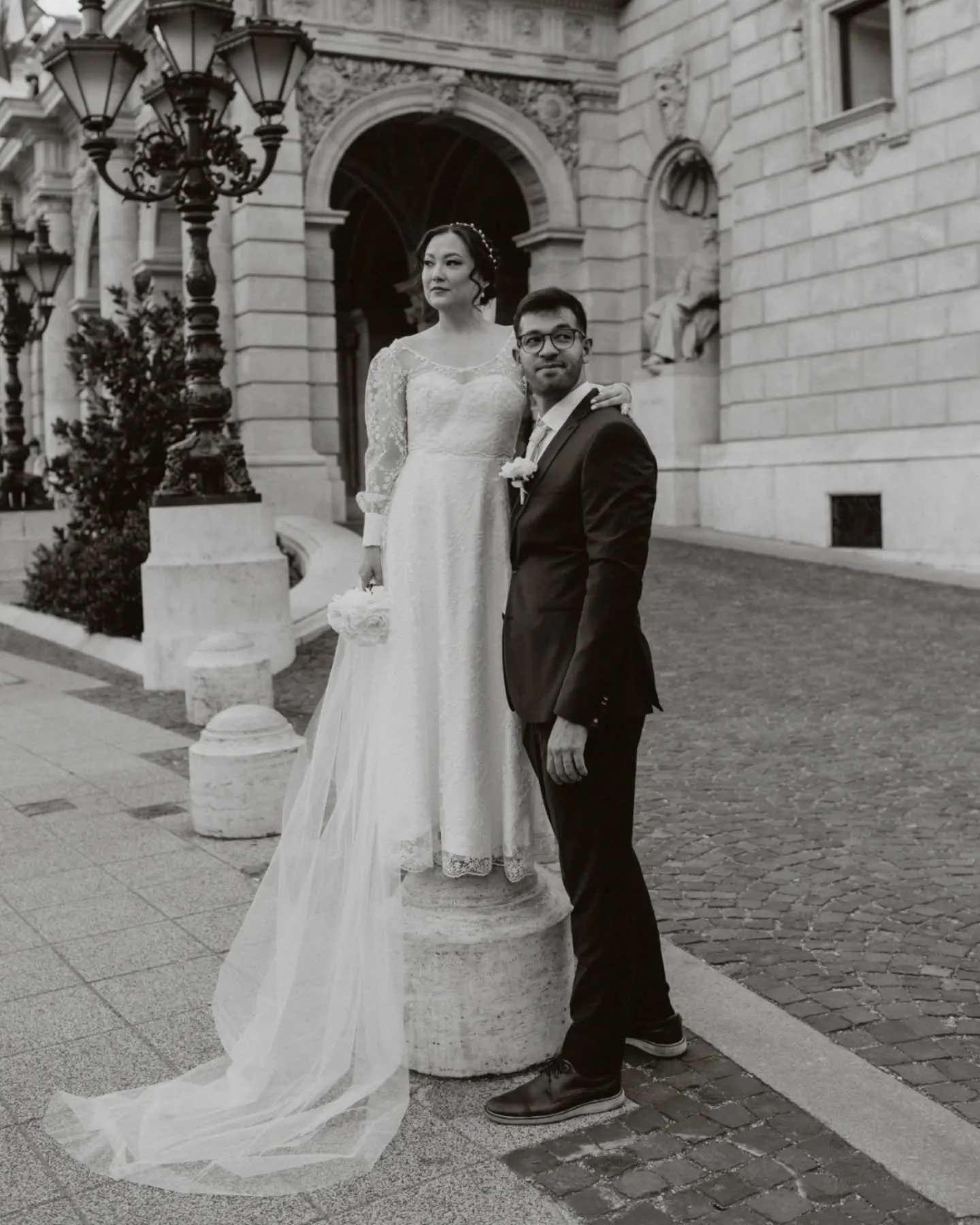 Mary &amp; Gui wedding in Budapest ✨ II Mary &amp; Gui are those people who you know you'll have fun with in the very first moment you meet them. They had a small, intimate wedding in the heart of Budapest, with the closest family &amp; friends who c