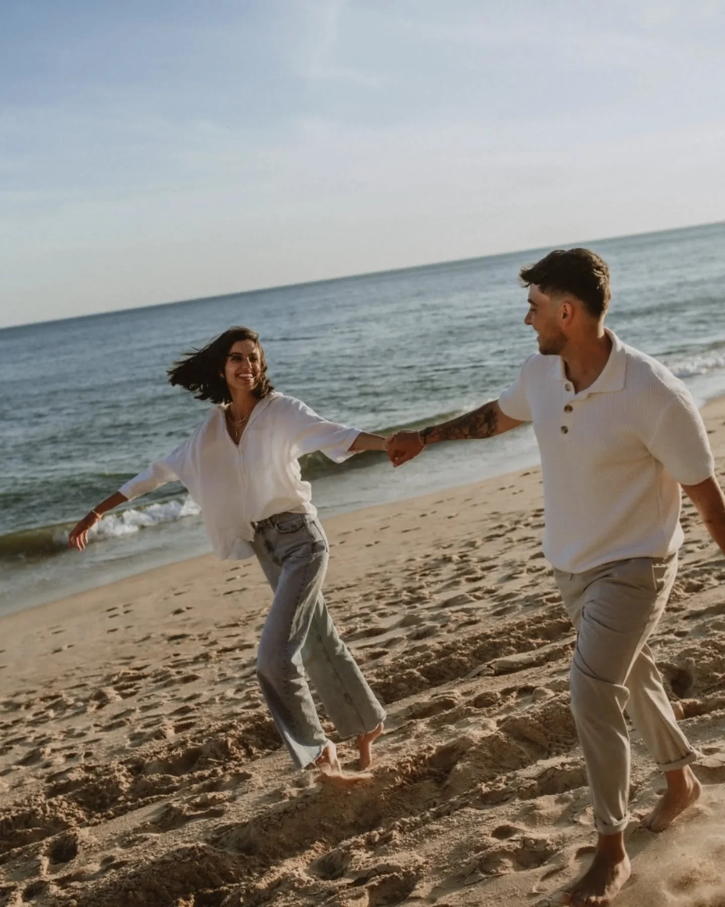 Take me back to the ocean 🤍 One of my forever favourite sessions from Portugal, exactly 2 years ago with Katya &amp; Michael ✨ This country is such a dream destination, I would go back any time!
.
.
#portugal #portugalotographer #portugalwedding #de