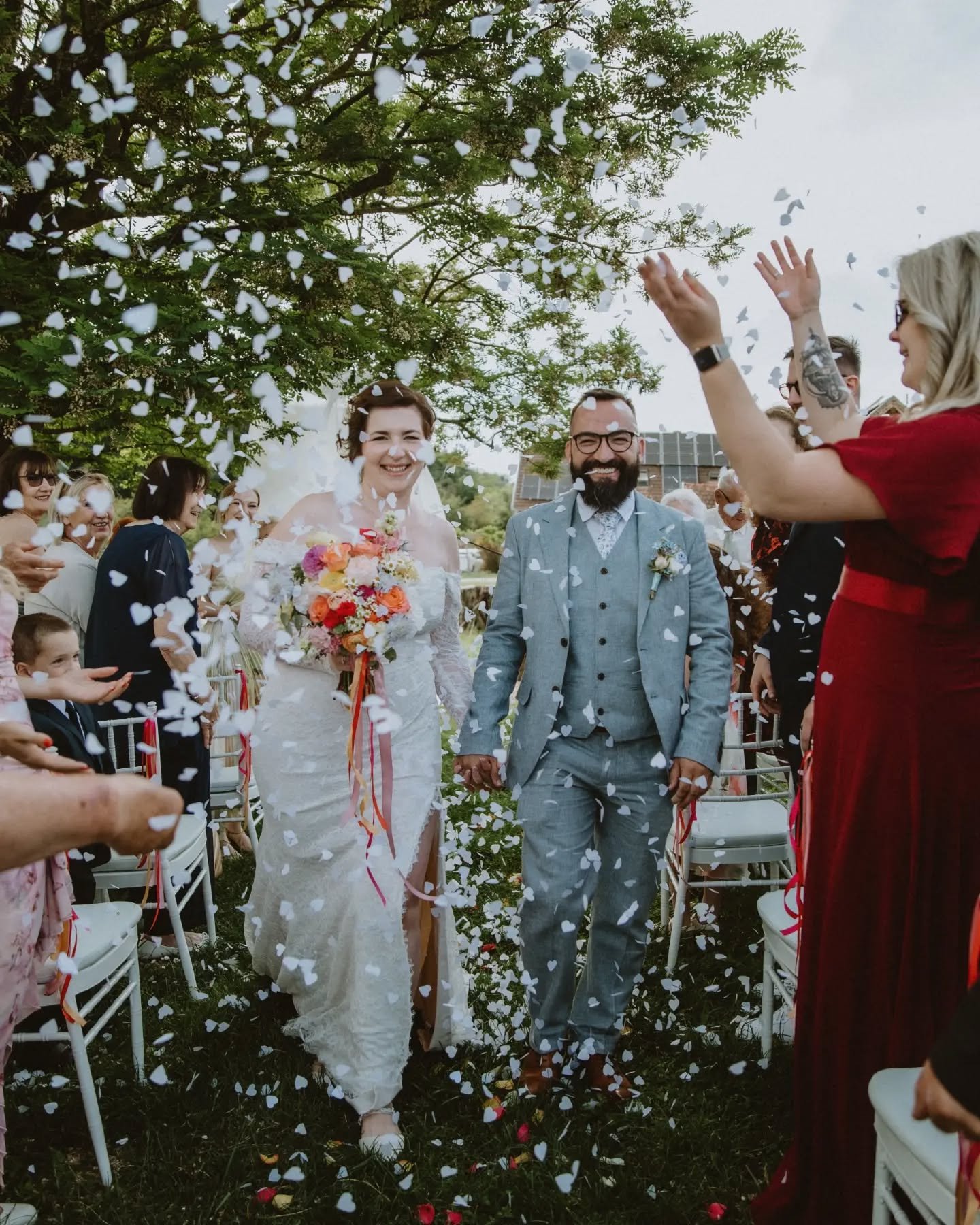 Orsi &amp; Bal&aacute;zs wedding ✨ II Had the honour to go back to the place where our wedding was a couple of years ago. 🥺🧡 And to capture the wedding of such a cool, creative couple! Loved all the colours, the emotional moments, the endless fun! 
