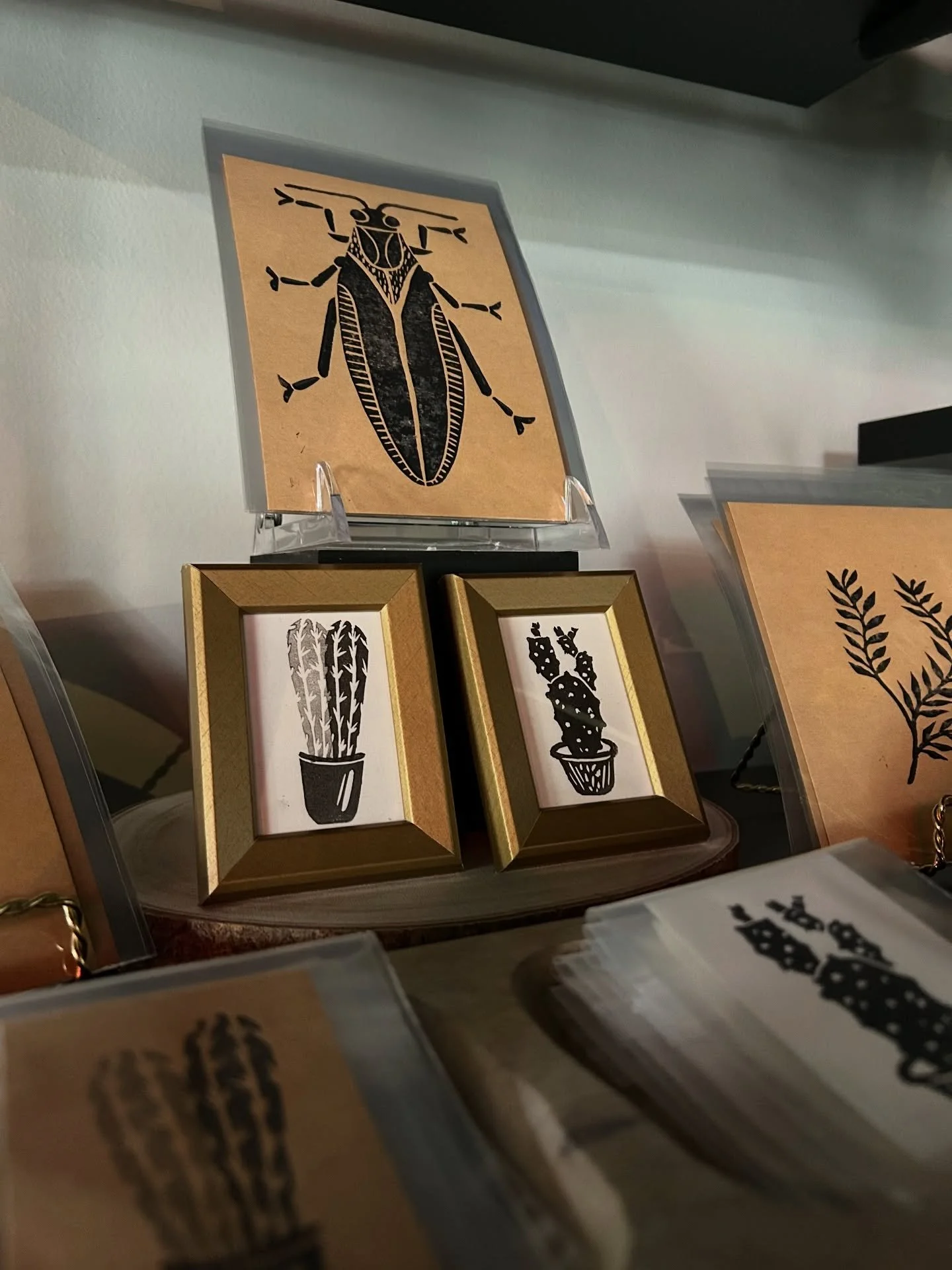 ✨ Discover the captivating world of block printing from local artist Mea Adams! Each piece is a unique creation, carefully handcrafted by drawing on linoleum and hand-carving designs, transforming them into stunning relief prints. 🌿

&ldquo;I&rsquo;