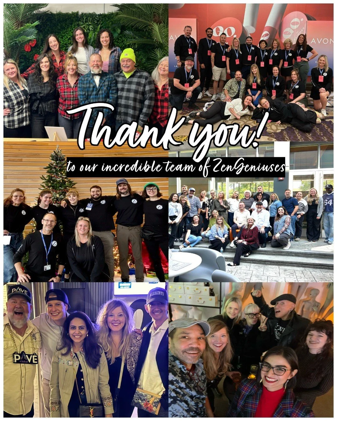 Thank you to our incredible team of ZenGeniuses! ✨

From providing on-site visual support for major brands to assisting with installs at boutiques, they have traveled far and wide to deliver creative excellence for our clients. We couldn't be prouder