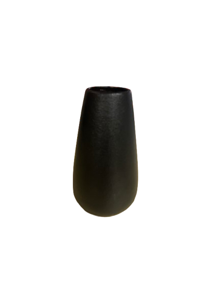 Black Ceramic Bud Vase