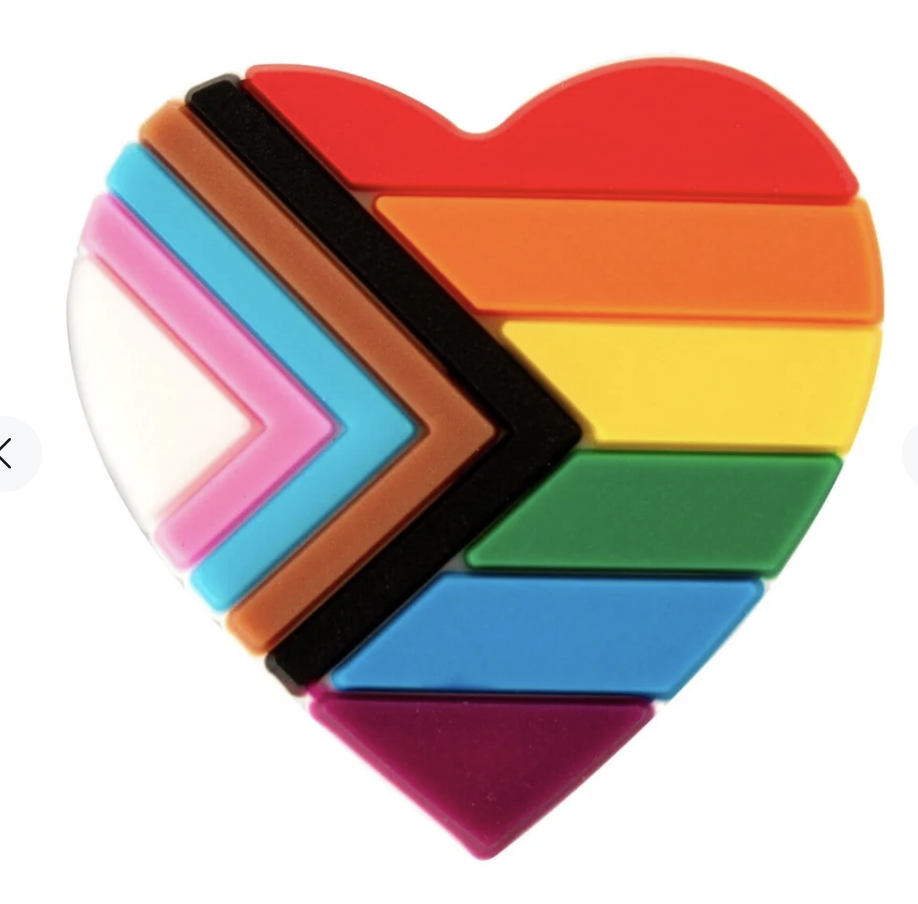 PRIDE Heart Pin