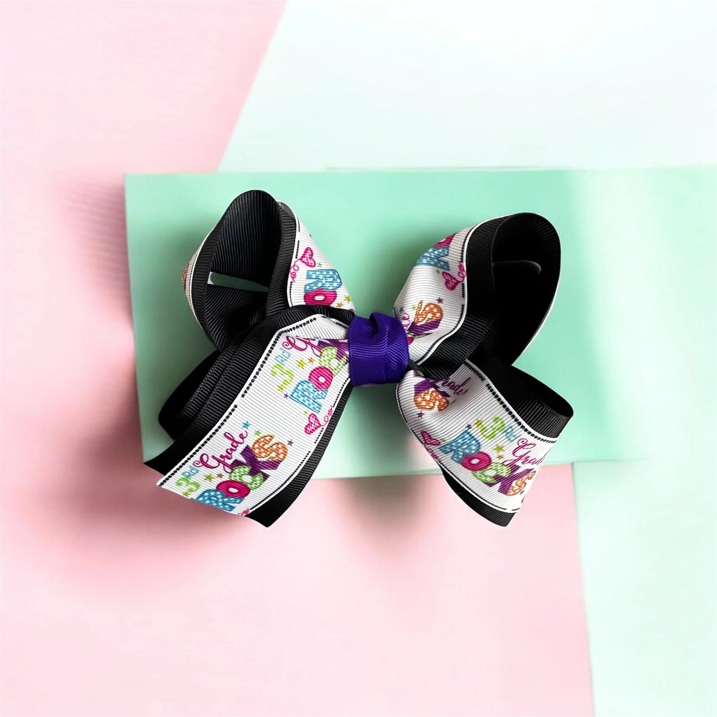 3rd Grade Print Bow