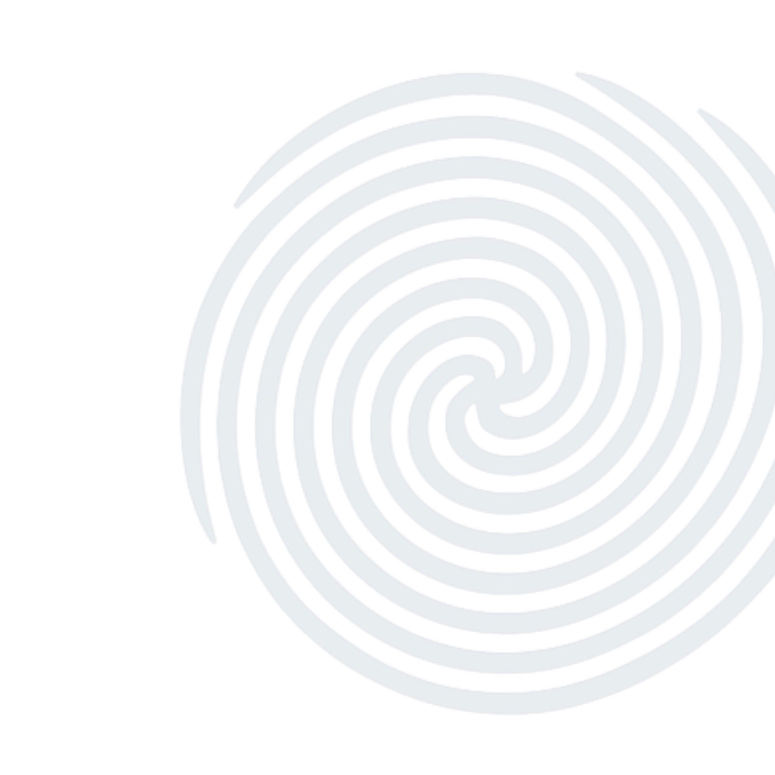 Blue spiral pattern.