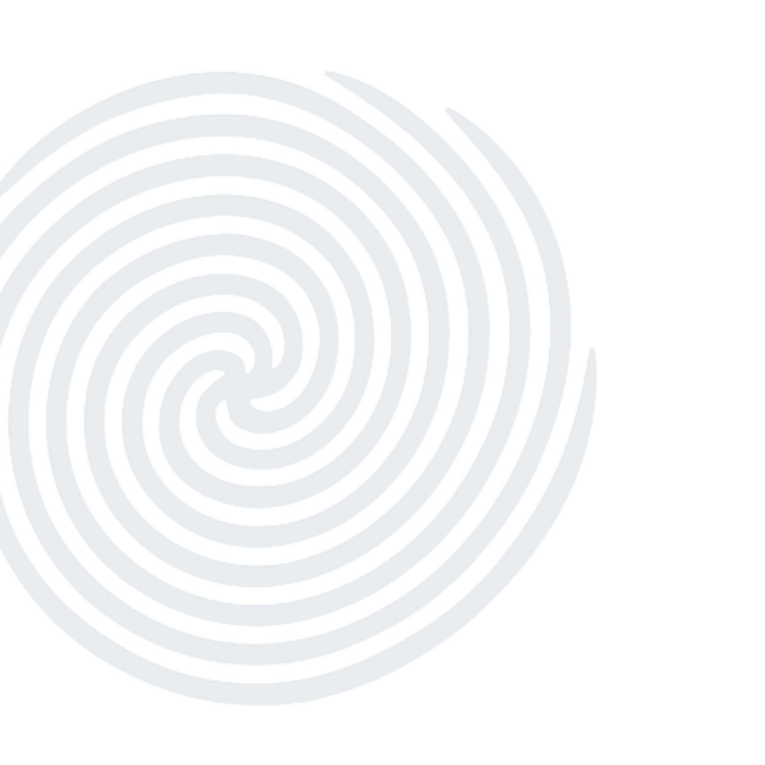 Blue spiral pattern.