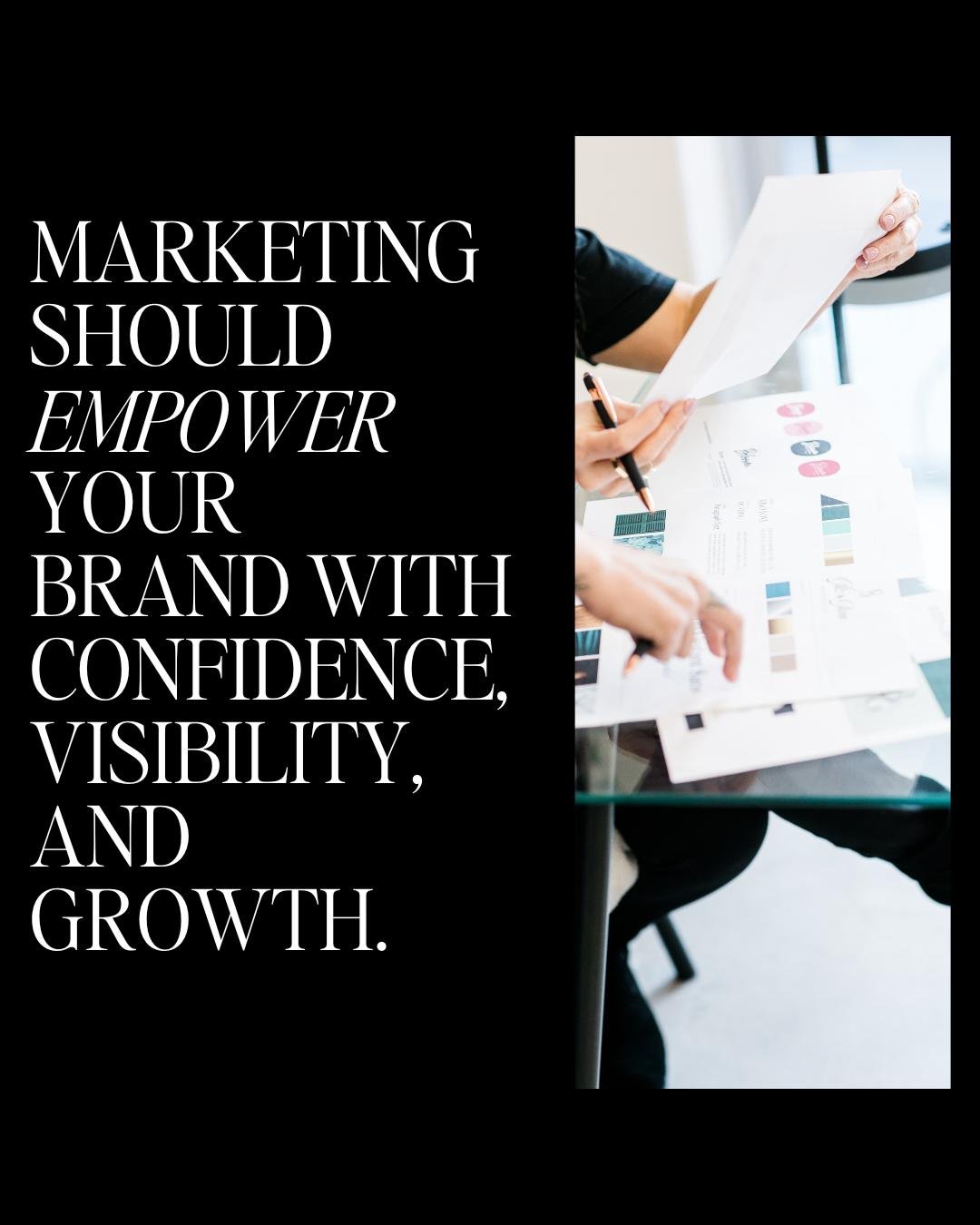 Is your business struggling with scattered marketing, unclear messaging, or missed opportunities? You&rsquo;re not alone. Without a clear strategy, even the best ideas can fall flat. 

The good news? It doesn&rsquo;t have to be this way! Partner with