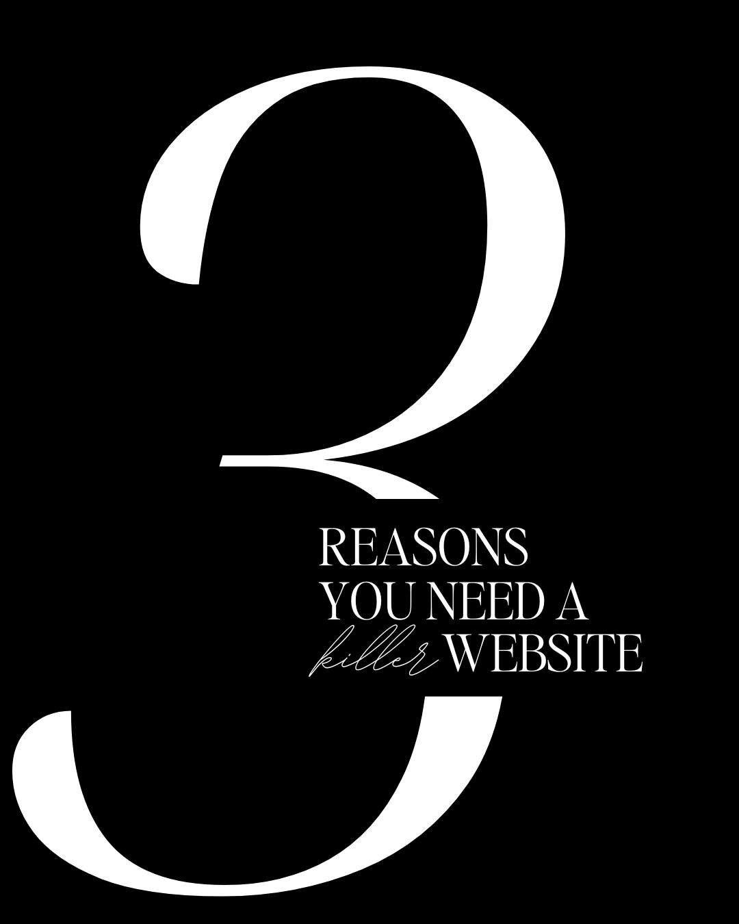 Your website isn&rsquo;t just a pretty face, it&rsquo;s your first impression, trust builder, and #1 salesperson all rolled into one.

If your site isn&rsquo;t making you money (or at least making you look good), it&rsquo;s time for an upgrade. 

Rea