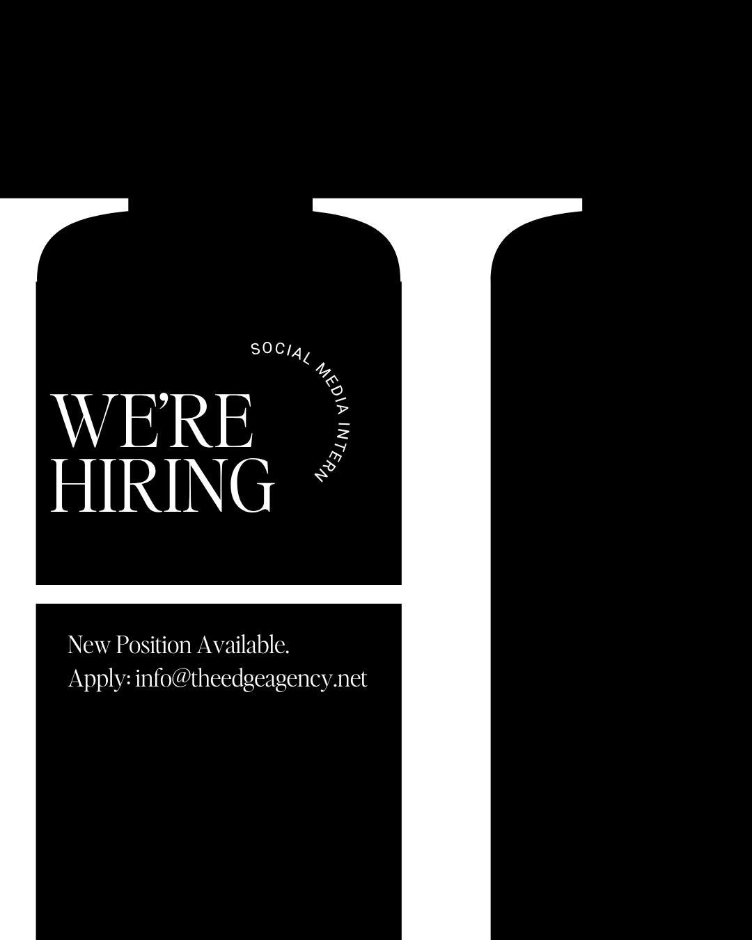 Edge is looking for TWO special people to join our Internship Program in 2026! 

Are you creative, social-media savvy, and ready to grow your skills in digital marketing? Join The Edge Agency team and gain hands-on experience creating content, buildi