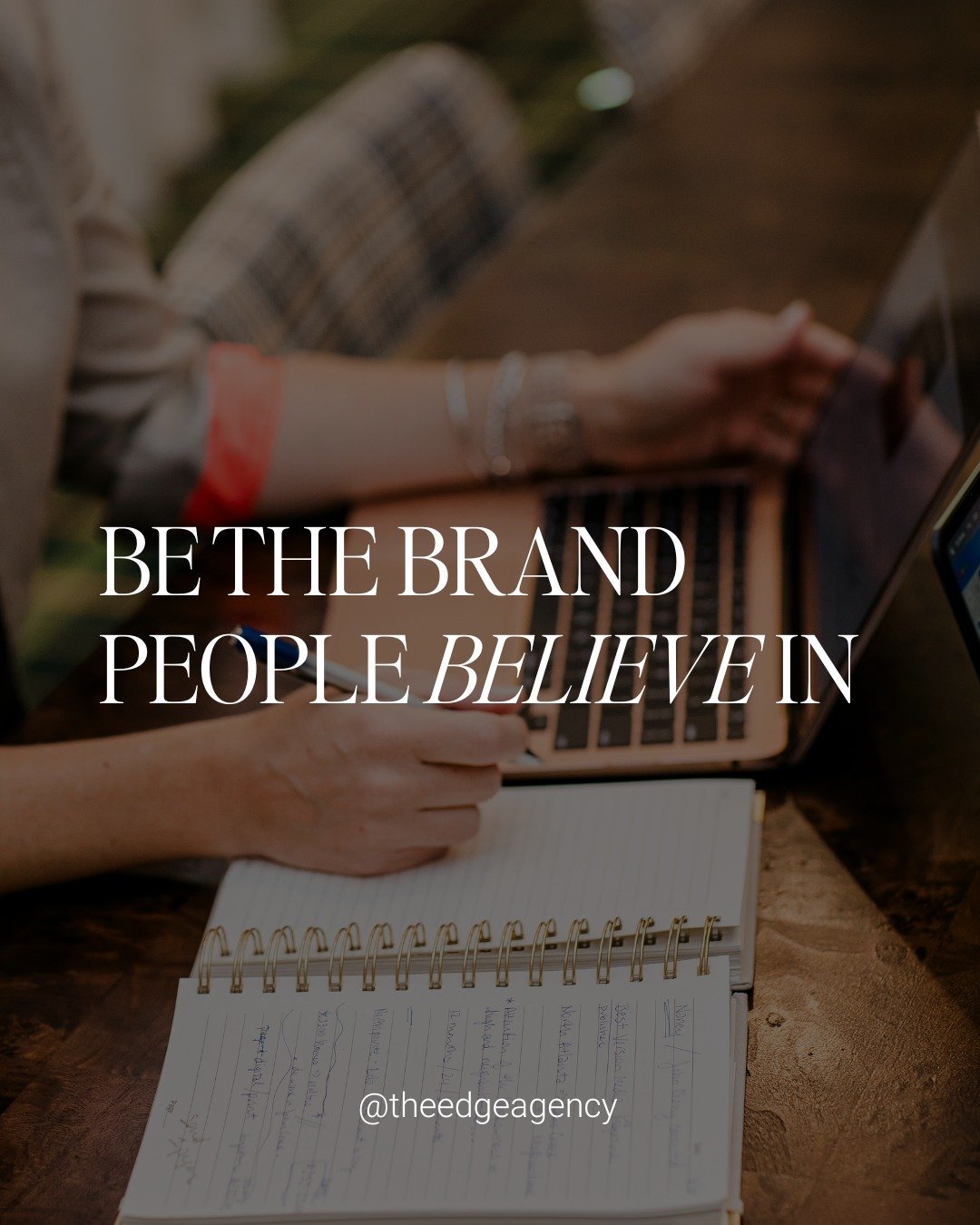 When people believe in your brand, everything else gets easier. Your message spreads, your impact grows, and suddenly, the impossible starts to feel totally doable.

So, how do you get people to believe in your brand? Start with authenticity. Stay co