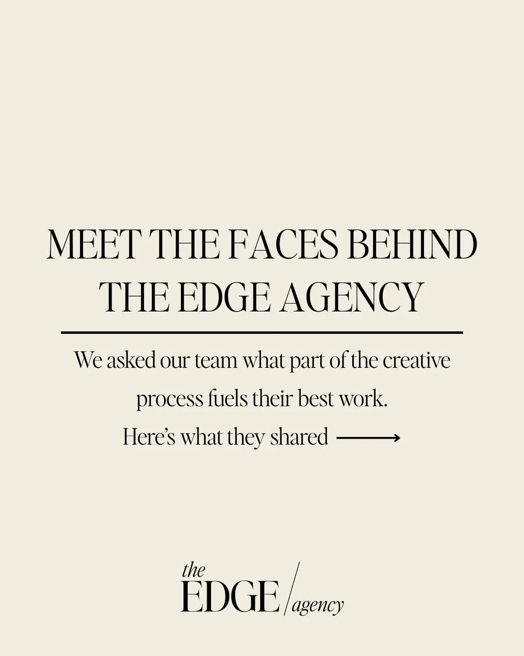 Every great brand starts with a great team.

The Edge Agency is built by women who lead with strategy, creativity, and collaboration. We believe in intentional design, purposeful storytelling, and marketing that actually moves the needle.

We&rsquo;r