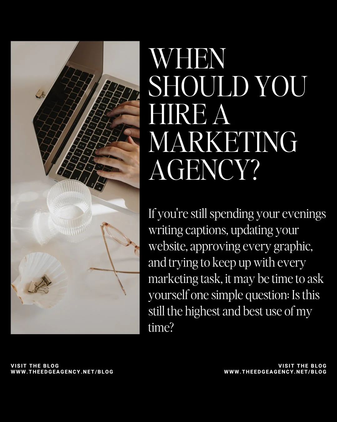Your business didn't outgrow your creativity. It probably outgrew your capacity. 🤍

The more your business grows, the easier it is to get buried in the small things, approving graphics, writing captions, updating websites, answering marketing questi