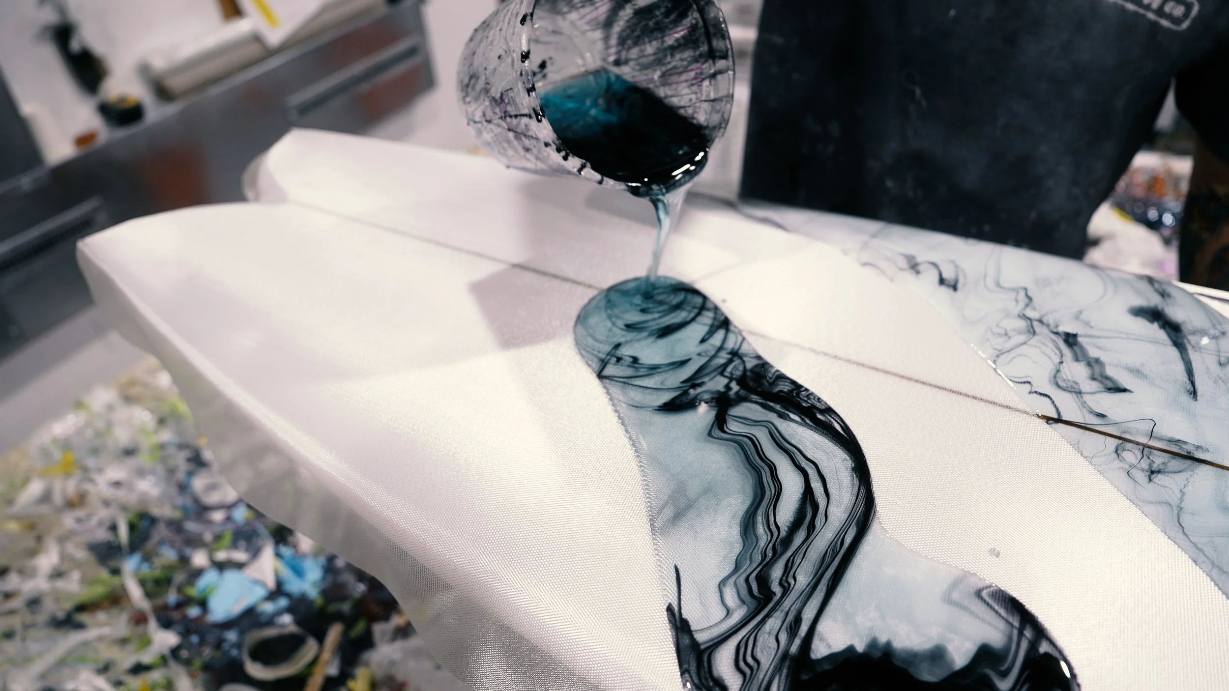 the factory surfboards: lamination