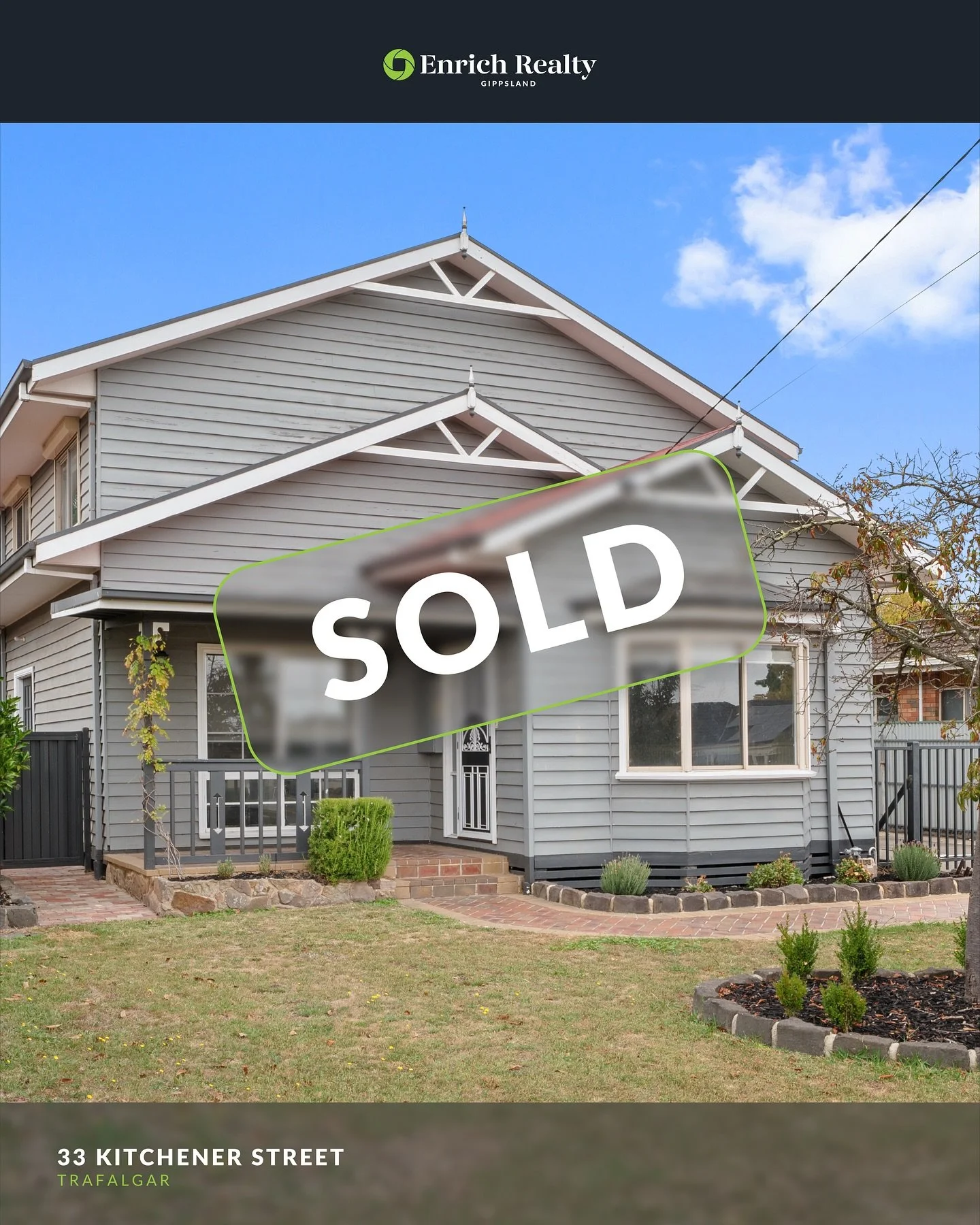 Strategic Sales, Local Insight, Results That Matter — 33 KITCHENER STREET, TRAFALGAR
⠀
⠀
Need help in selling your property?
contact us now!
—— BALEY ROW
𝐌 | +61 416 466 686
𝐄 | baley@enrichrealty.com.au
⠀
— JAMES MASLEN
𝐌