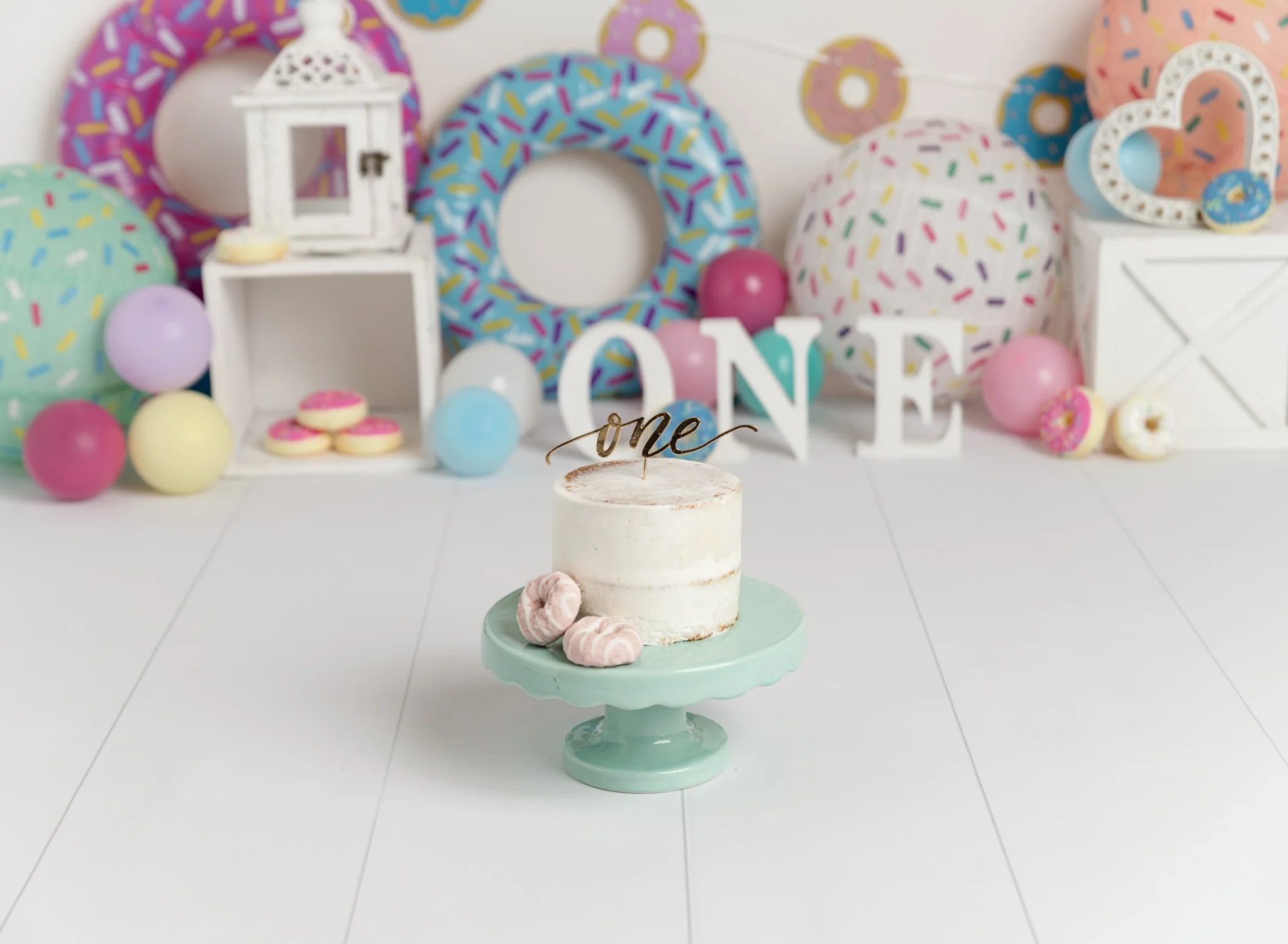 This was a fun setup to put together for a cake smash.  Her theme was &quot;Sweet One,&quot; but with donuts.  Mom loved it and I can't wait to share a sneak peak from this session!

#cakesmash #babyphotography #babyshoot #babyphotographer #babyphoto