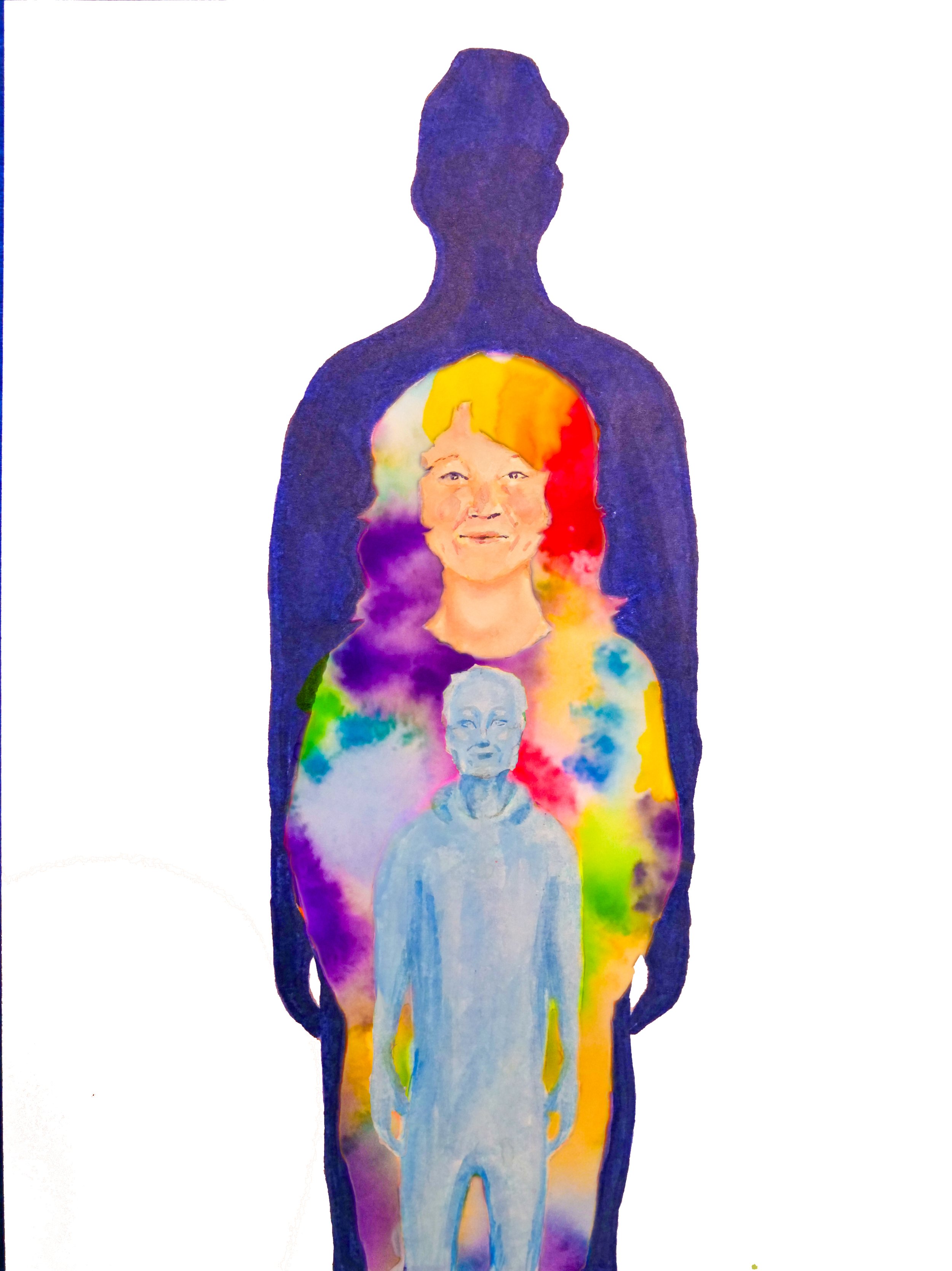 Commission: "My Father's Mirror" Chapbook Cover Art
