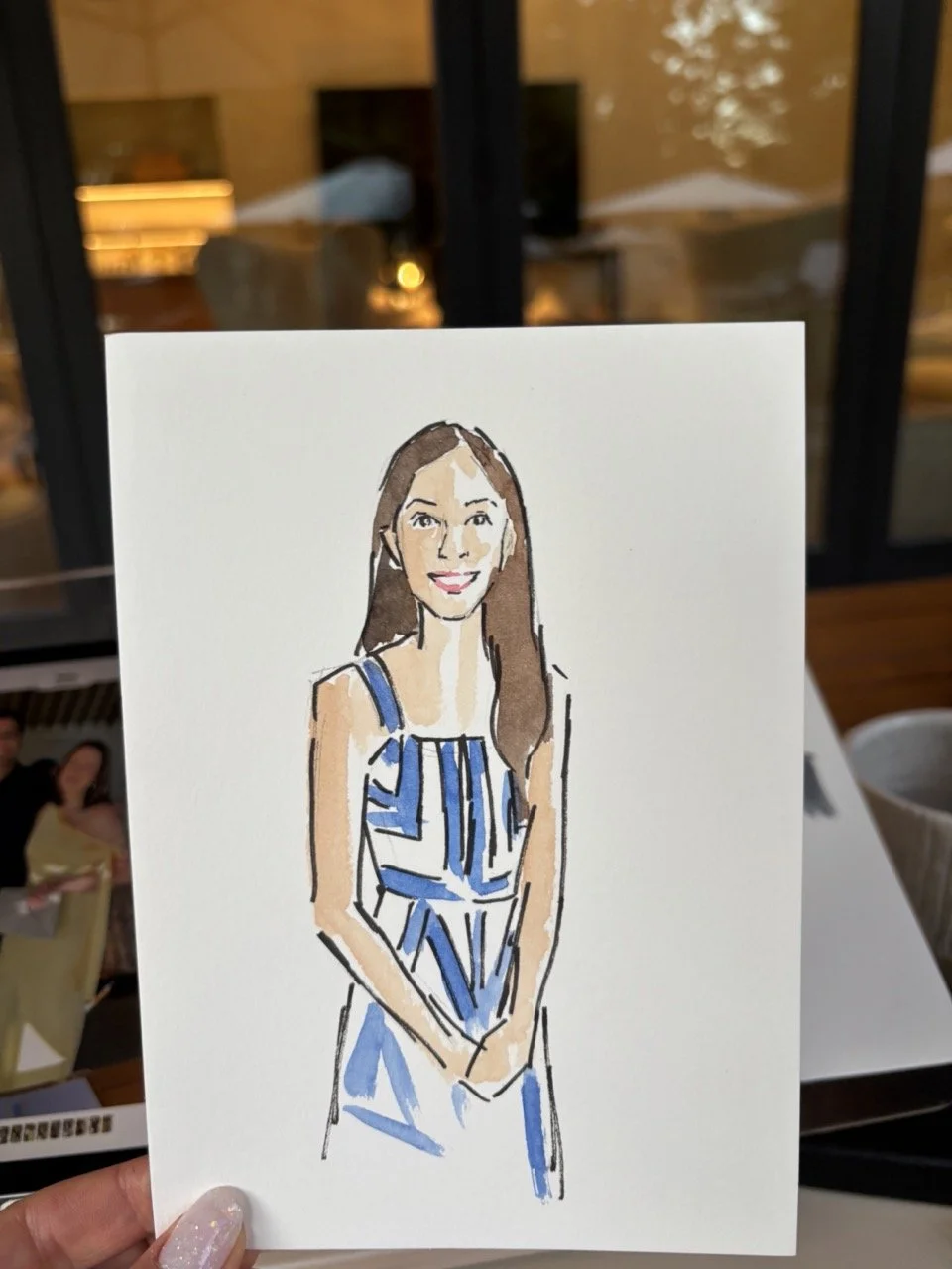 live guest portrait